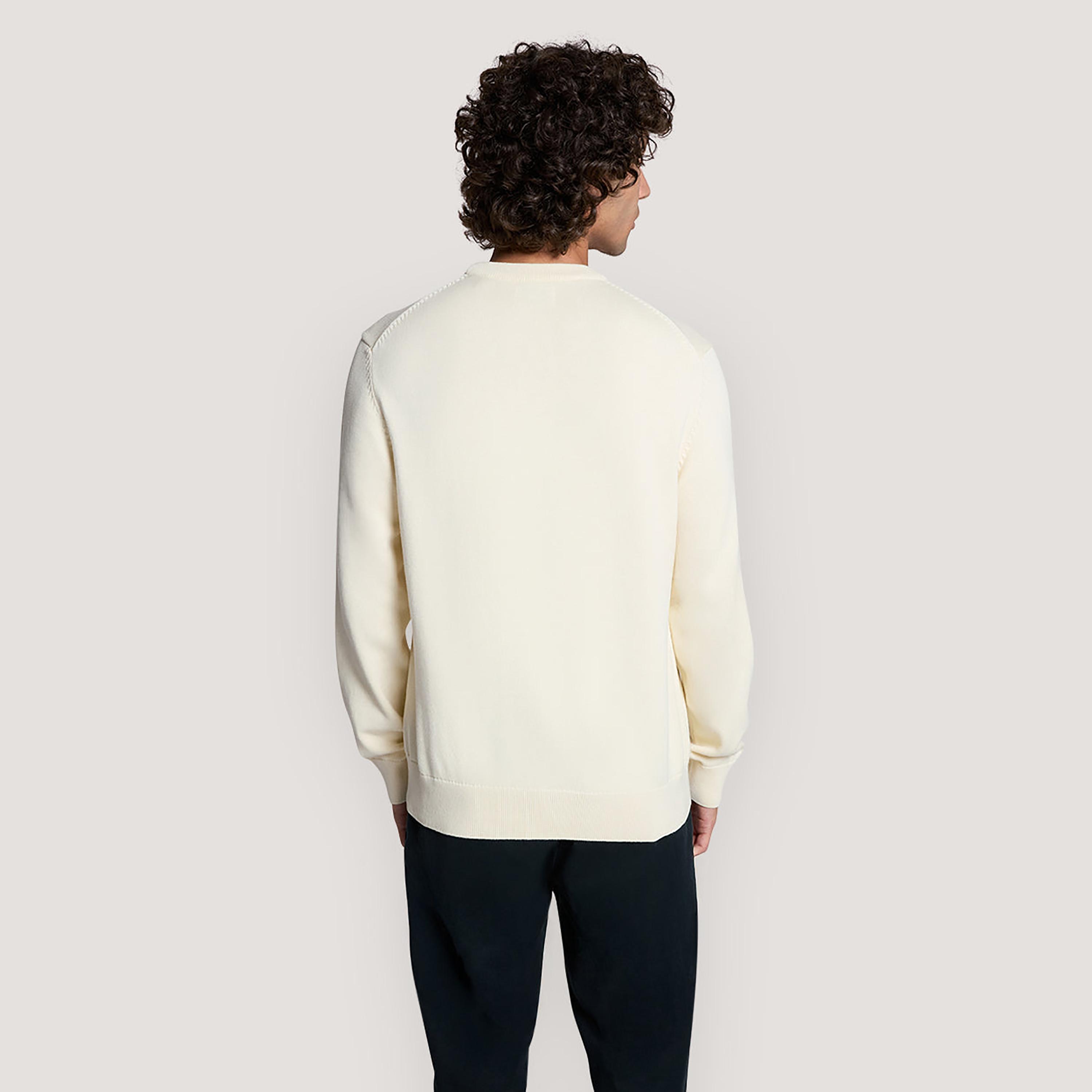 كنزة رجالية مطرزة برقبة دائرية وأكمام طويلة من جانت-men-clothing-sweatersandpullovers-image-4