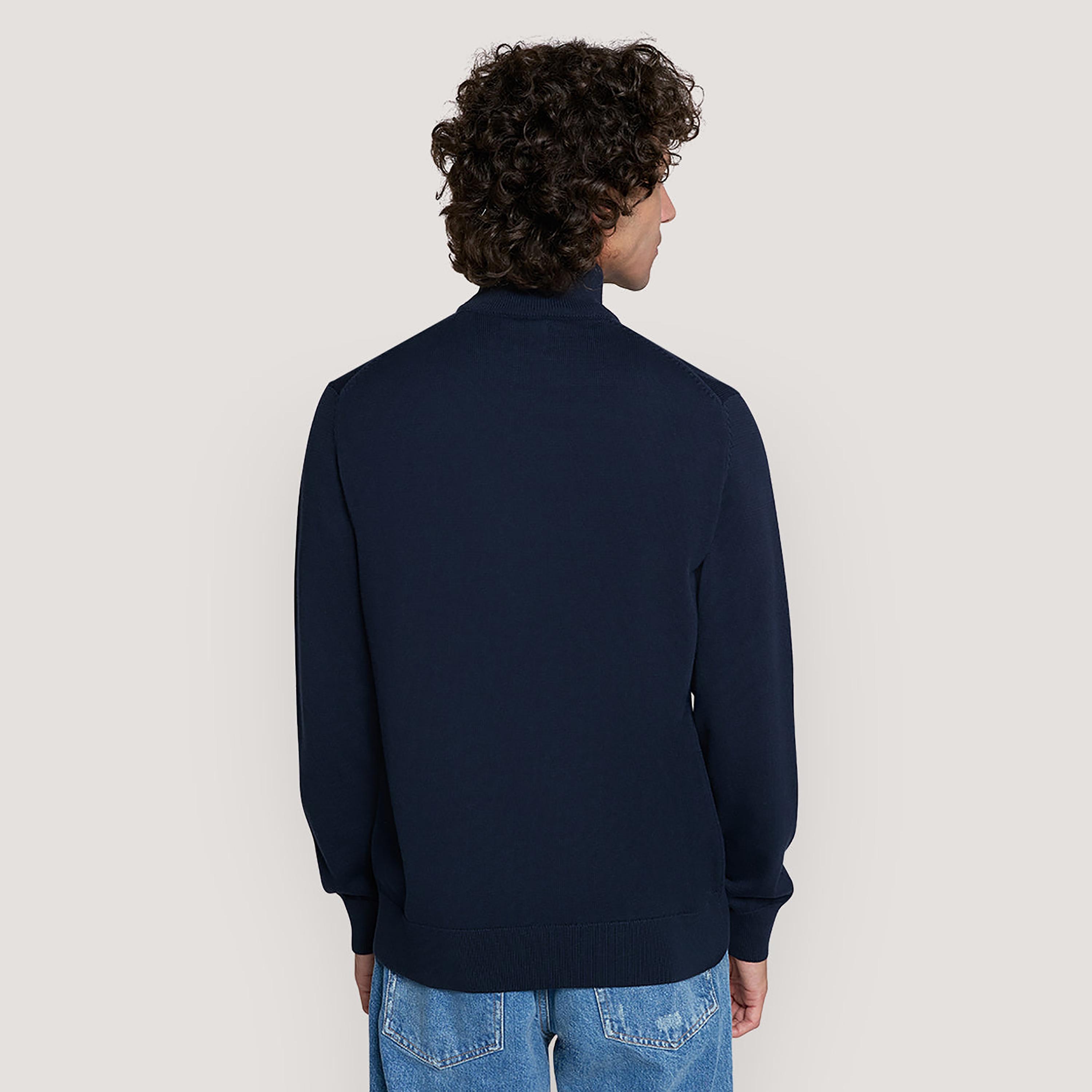كارديجان رجالي مطرز برقبة عالية وأكمام طويلة من جانت-men-clothing-sweatersandpullovers-image-4