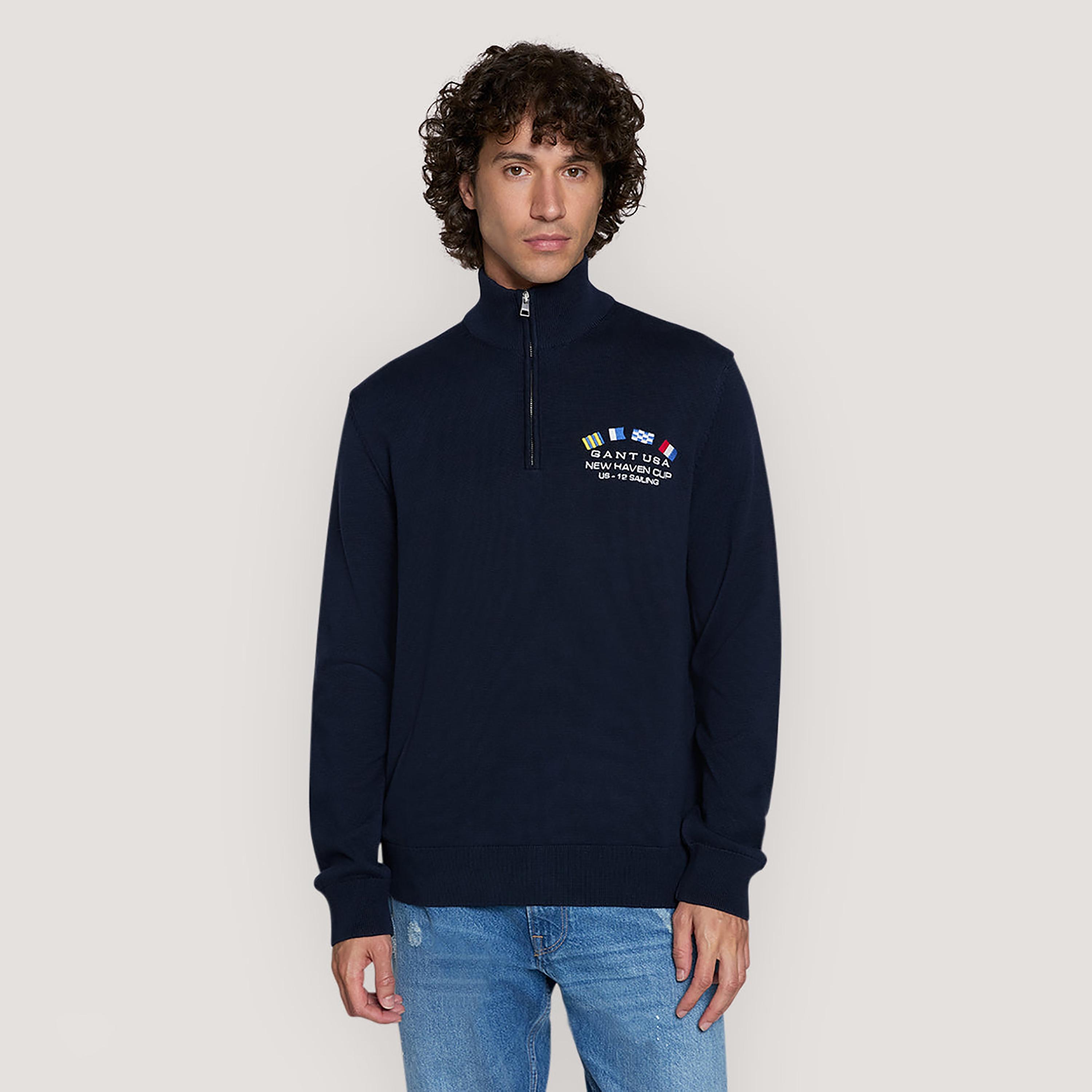 سترة رجالية مطرزة برقبة عالية وأكمام طويلة من جانت-men-clothing-sweatersandpullovers-image-5
