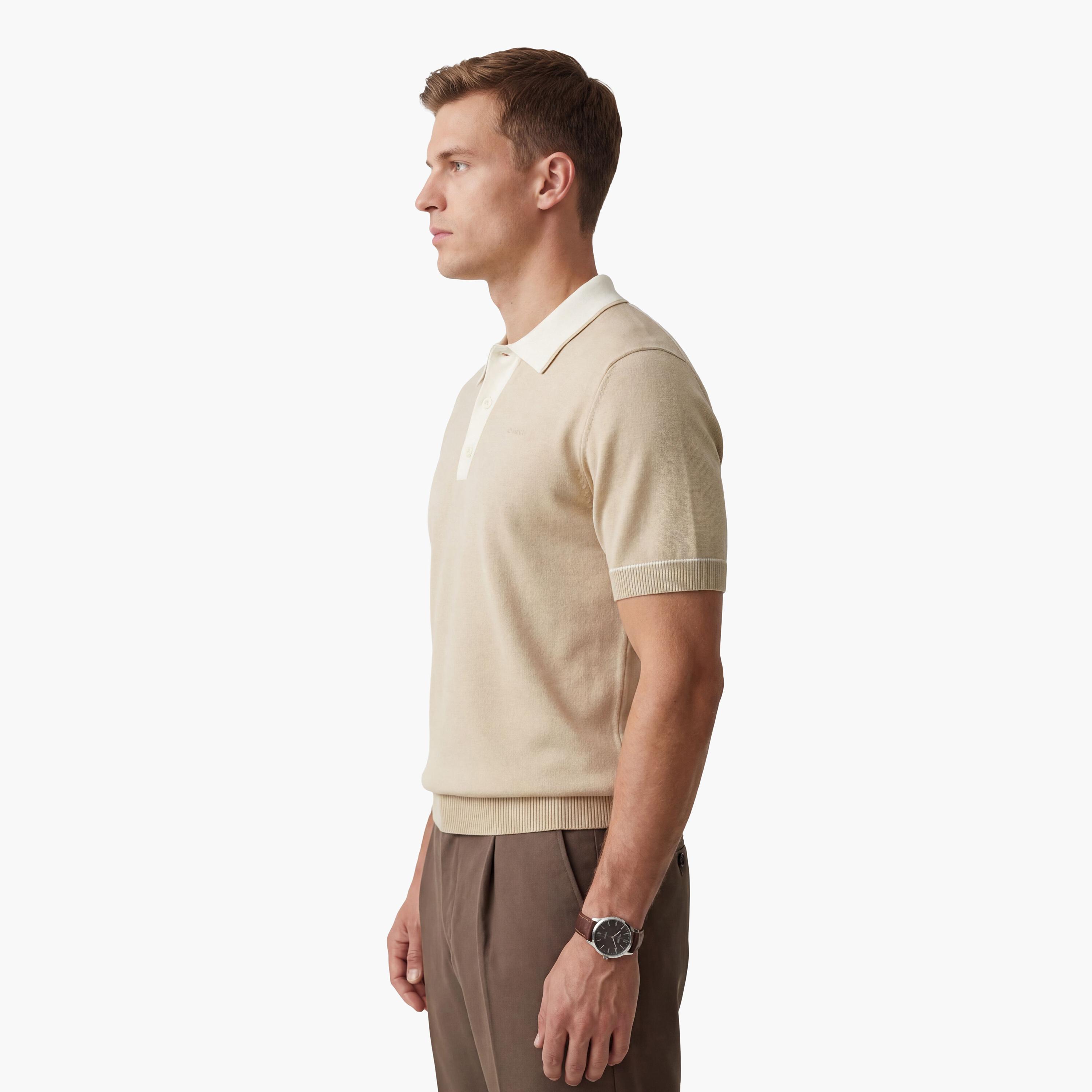 تي شيرت بولو رجالي سادة بأكمام قصيرة وياقة من جانت-men-clothing-tshirtsandpolos-polos-image-9