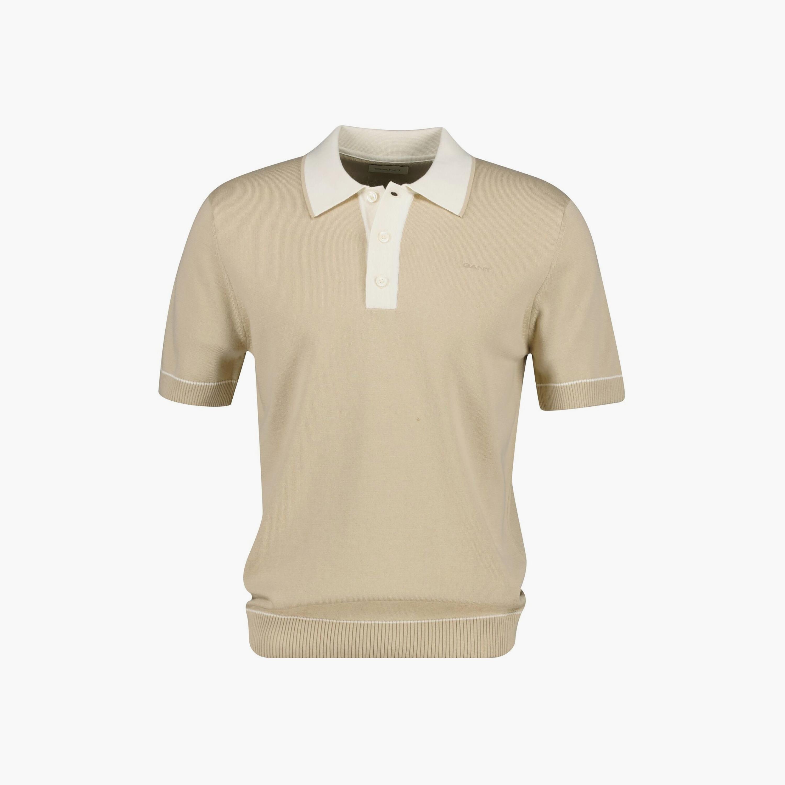 تي شيرت بولو رجالي سادة بأكمام قصيرة وياقة من جانت-men-clothing-tshirtsandpolos-polos-image-11