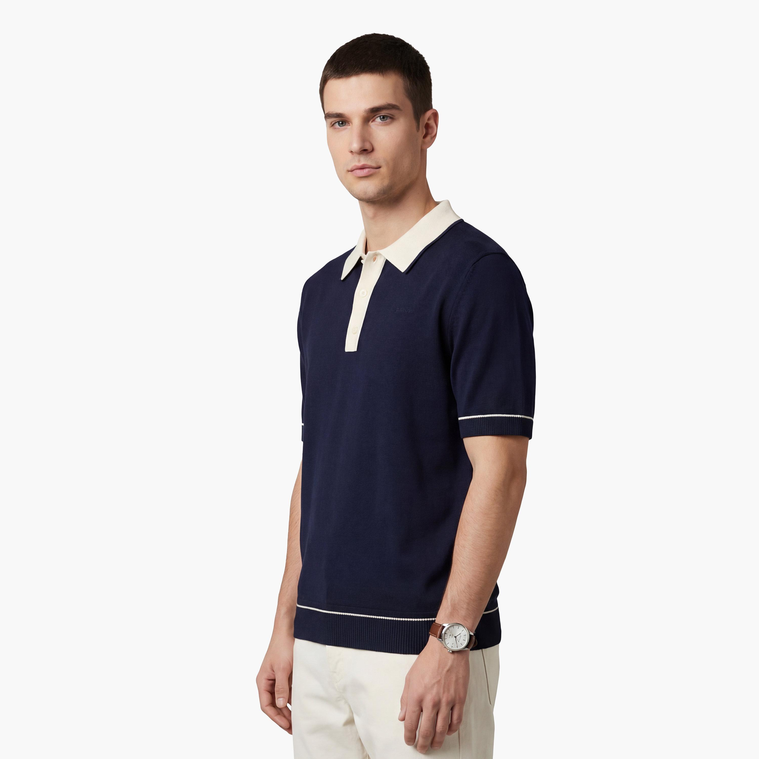 تي شيرت بولو رجالي سادة بأكمام قصيرة وياقة من جانت-men-clothing-tshirtsandpolos-polos-image-21