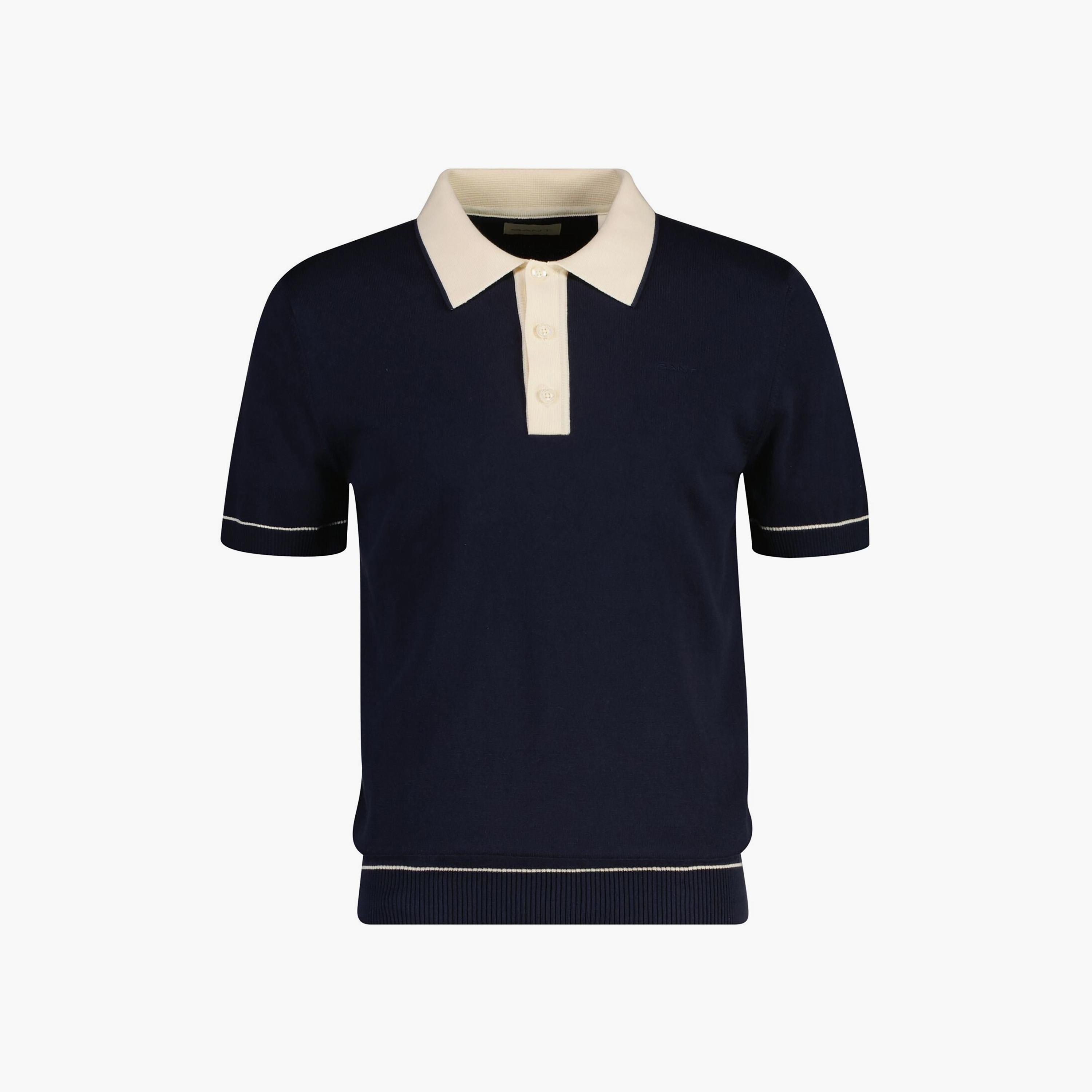 تي شيرت بولو رجالي سادة بأكمام قصيرة وياقة من جانت-men-clothing-tshirtsandpolos-polos-image-23