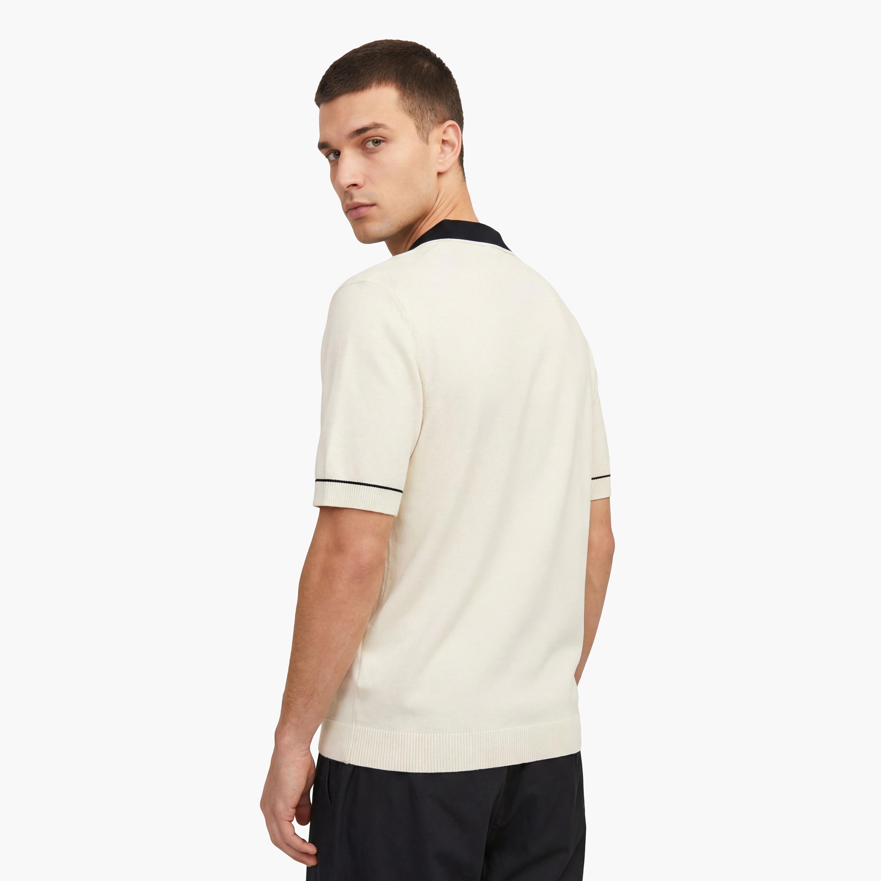 تي شيرت بولو رجالي سادة بأكمام قصيرة وياقة من جانت-men-clothing-tshirtsandpolos-polos-image-4