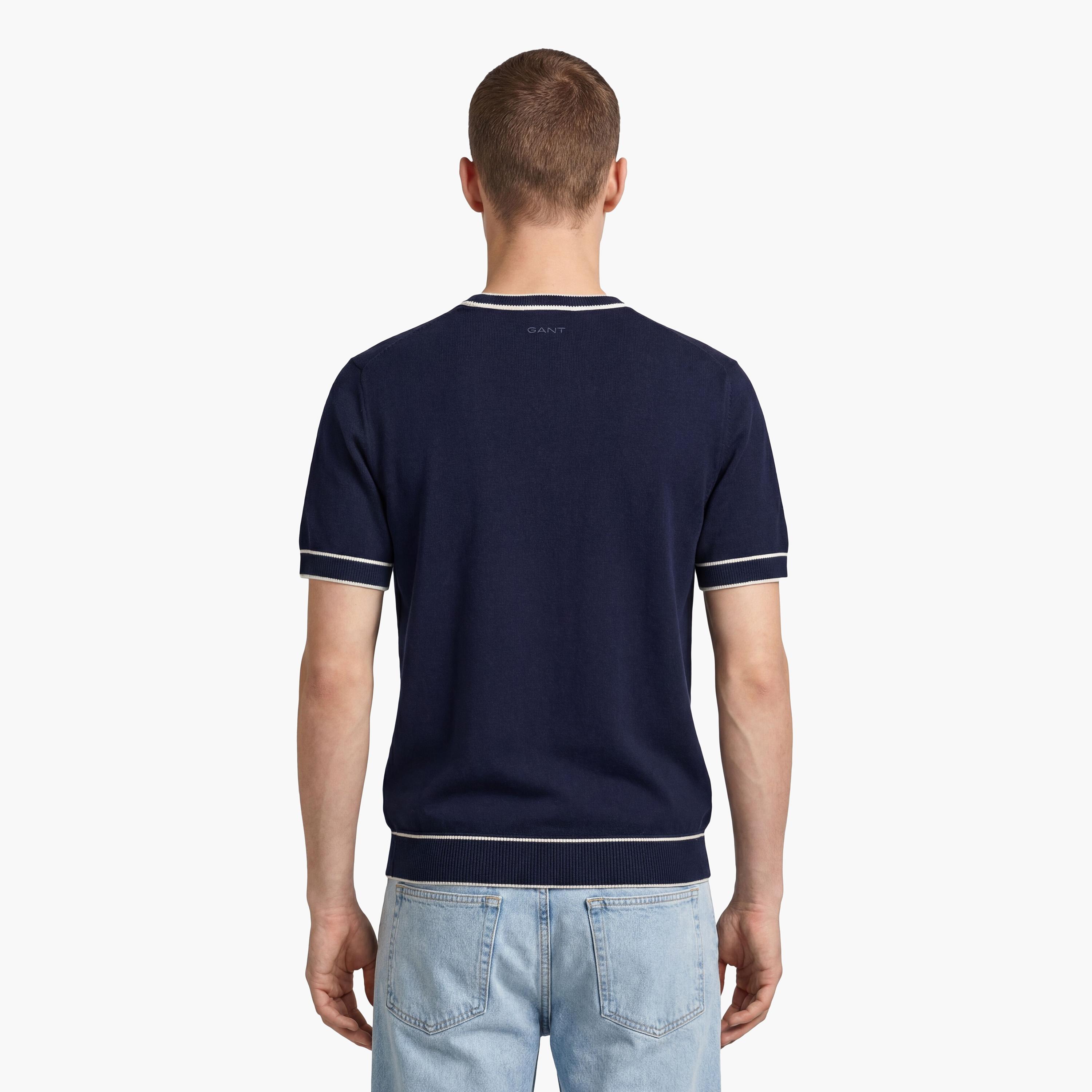 Gant Plain Regular Fit Short Sleeves Crew Neck Men's T-Shirt-men-clothing-tshirtsandpolos-tshirts-image-4