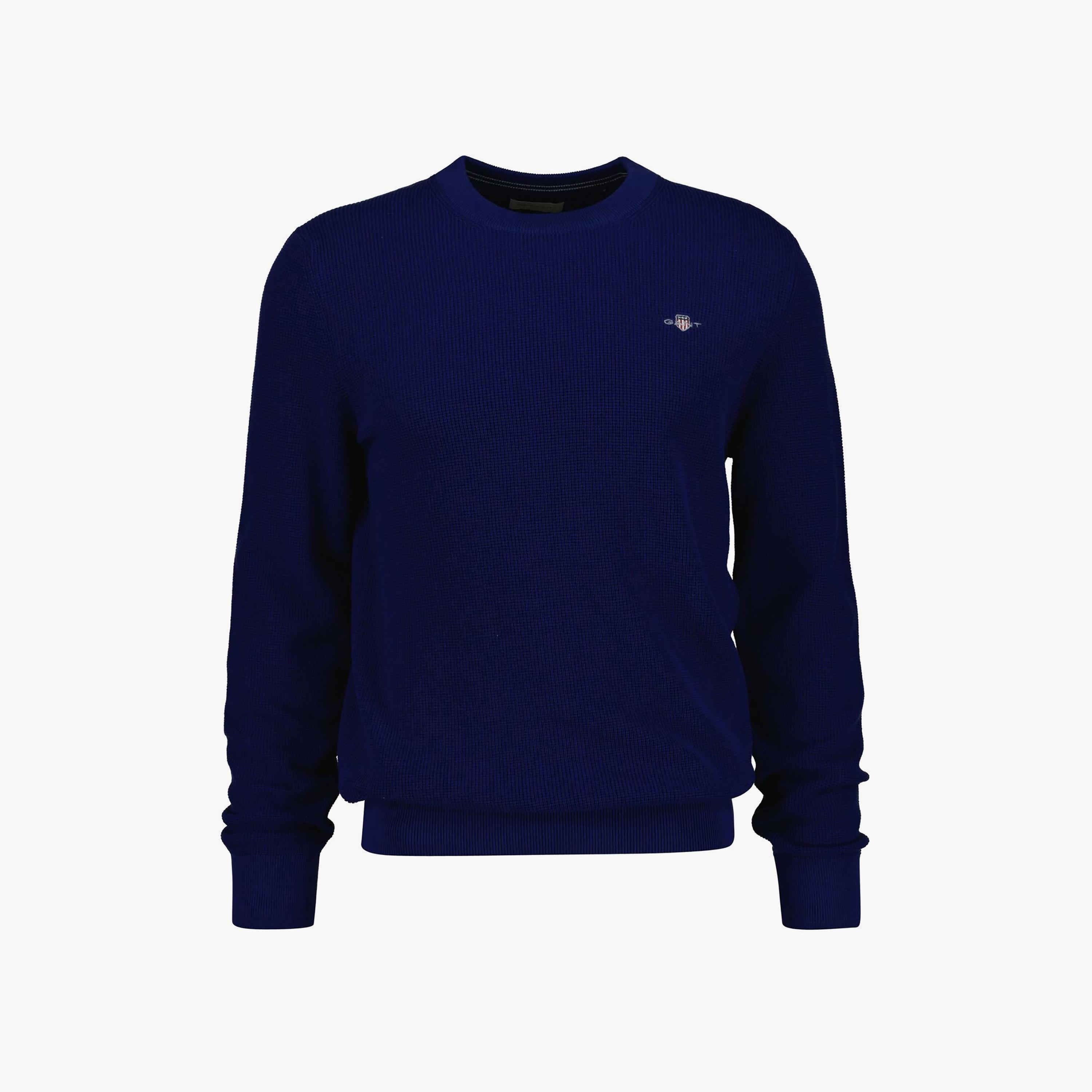سويتر رجالي مضلع بأكمام طويلة وياقة "راوند نيك" من جانت-men-clothing-sweatersandpullovers-image-11