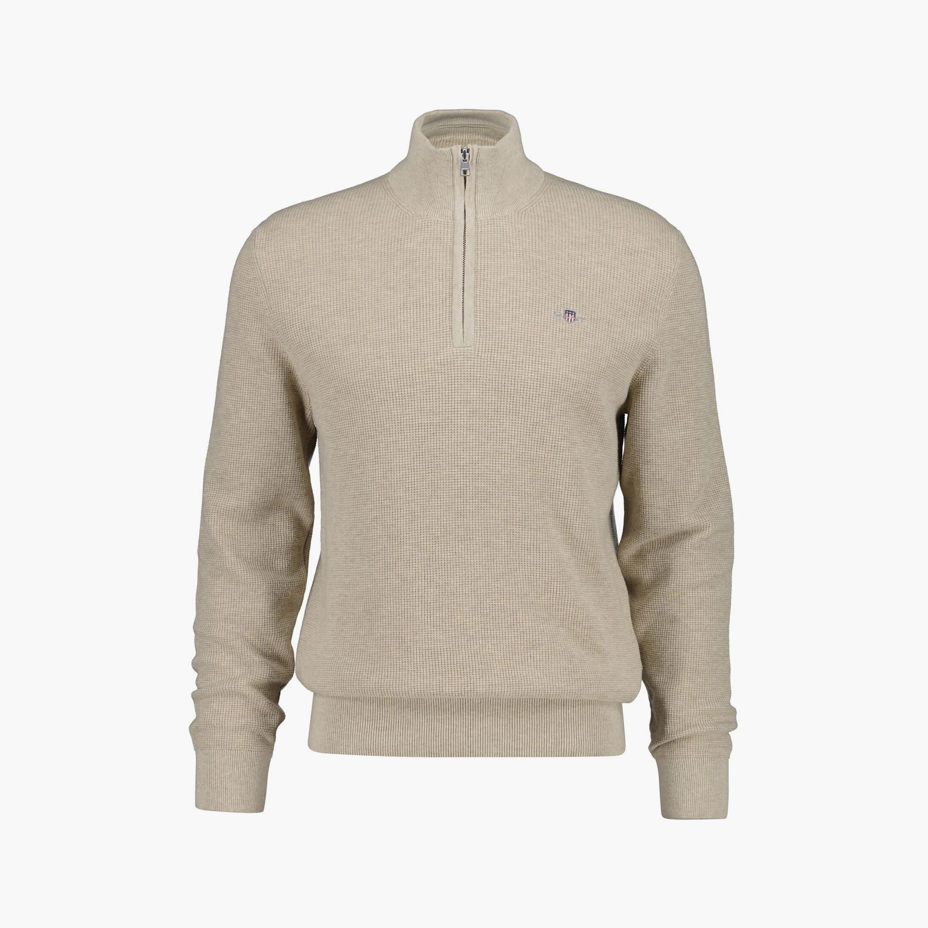 سويتر رجالي بارز الملمس بأكمام طويلة وياقة مرتفعة من جانت-men-clothing-sweatersandpullovers-image-5