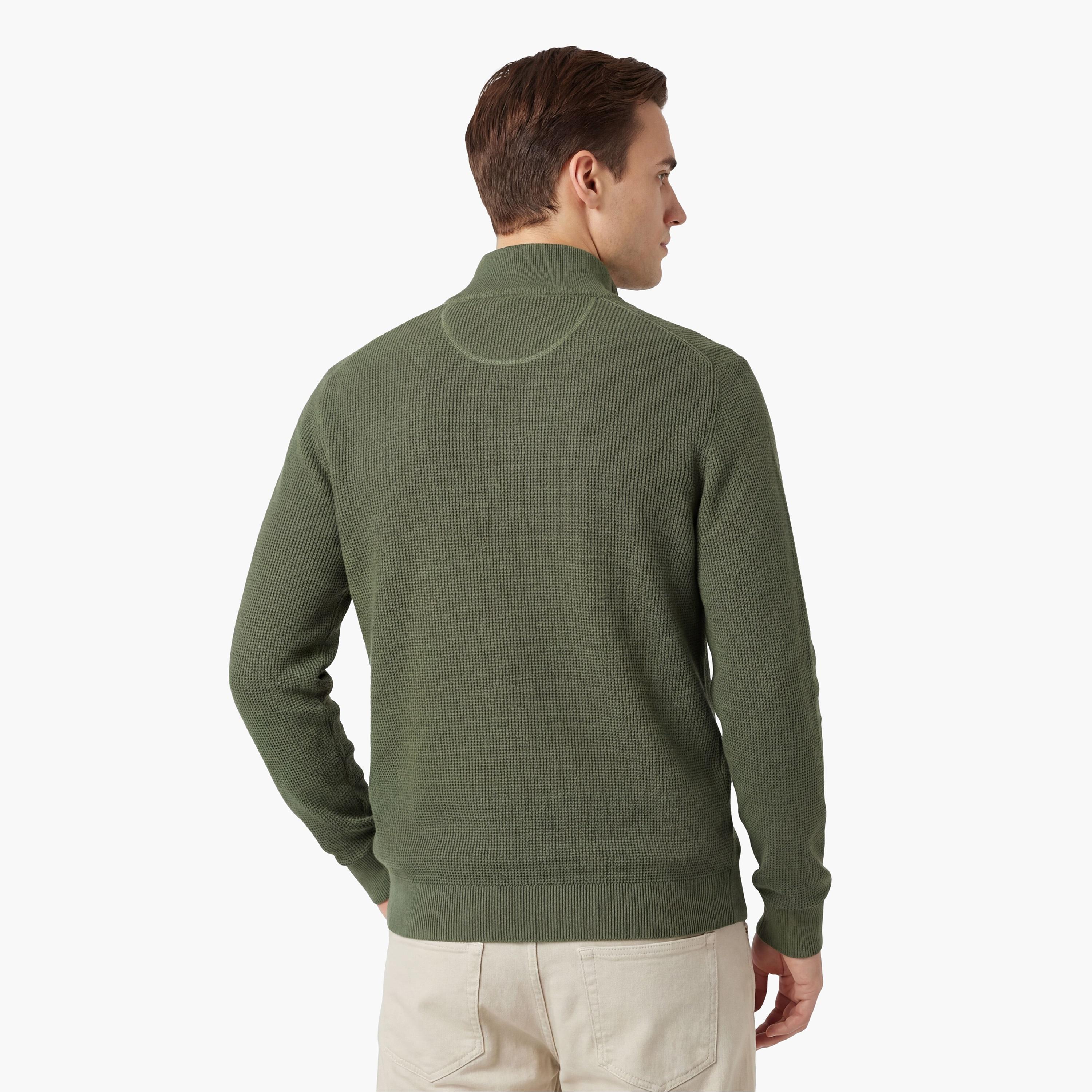 سويتر رجالي بارز الملمس بأكمام طويلة وياقة مرتفعة من جانت-men-clothing-sweatersandpullovers-image-10