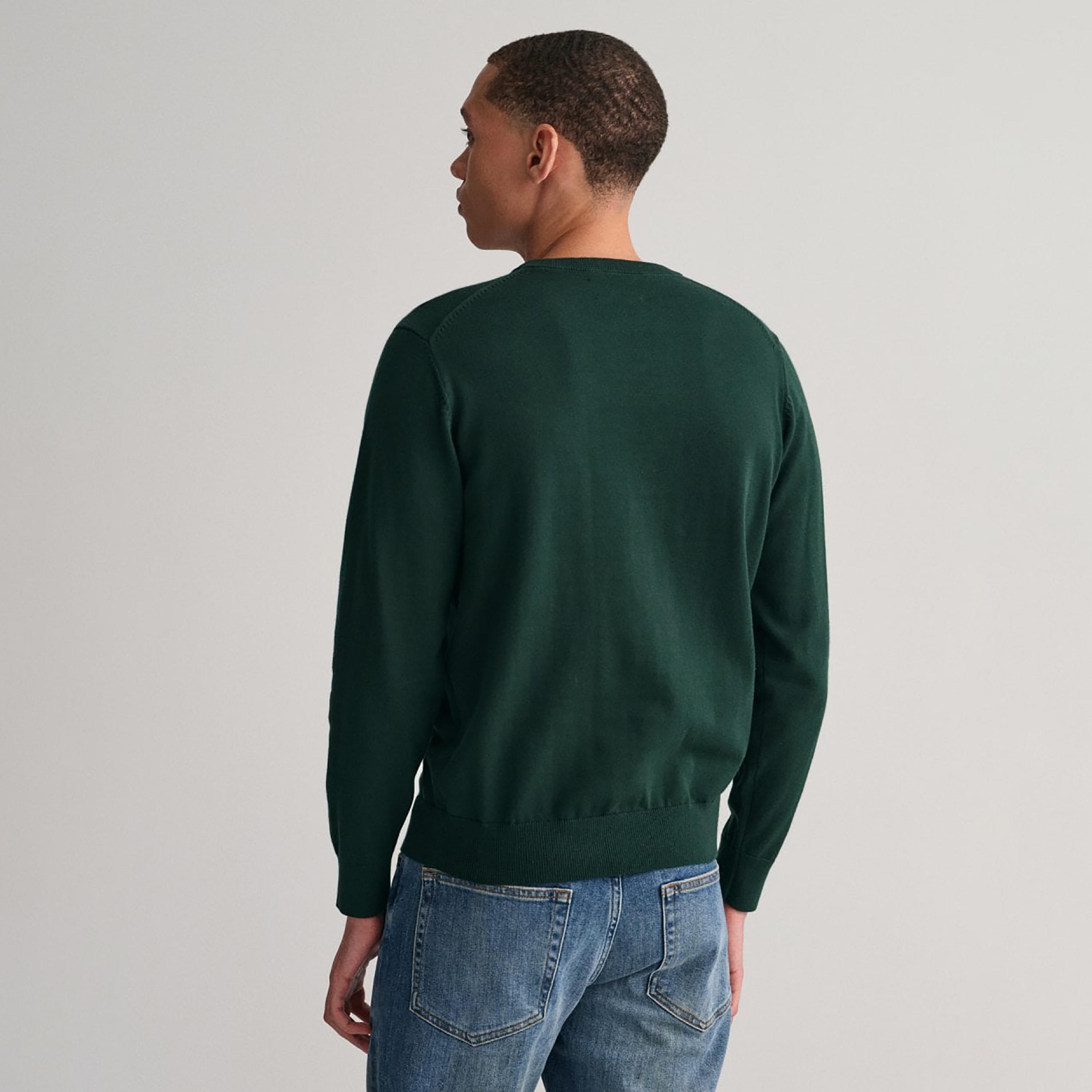 Gant Logo Detail Crew Neck Long Sleeves Sweater-men-clothing-sweatersandpullovers-image-4