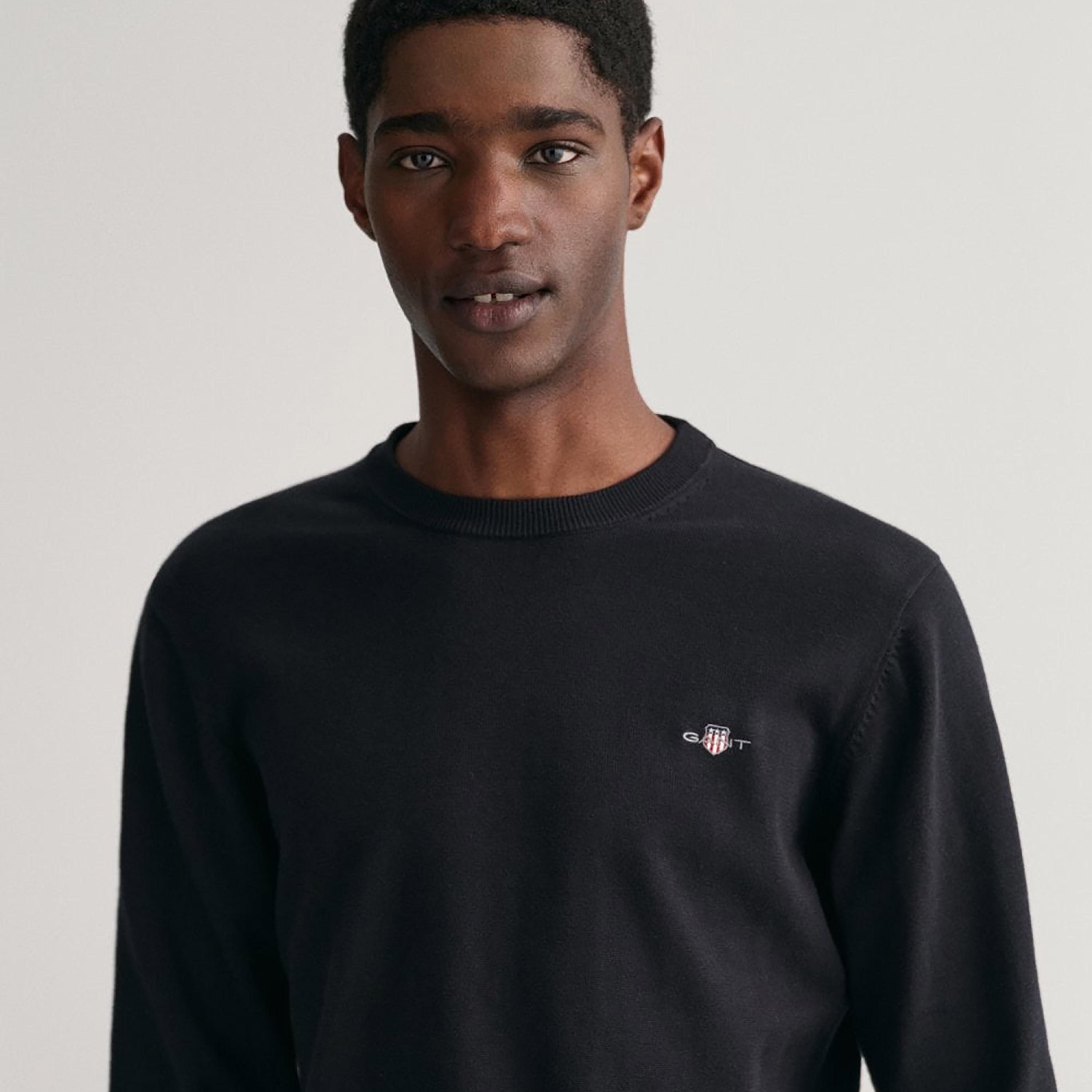 سويتر من جانت شعار التفاصيل طاقم الرقبة الأكمام الطويلة-men-clothing-sweatersandpullovers-image-11