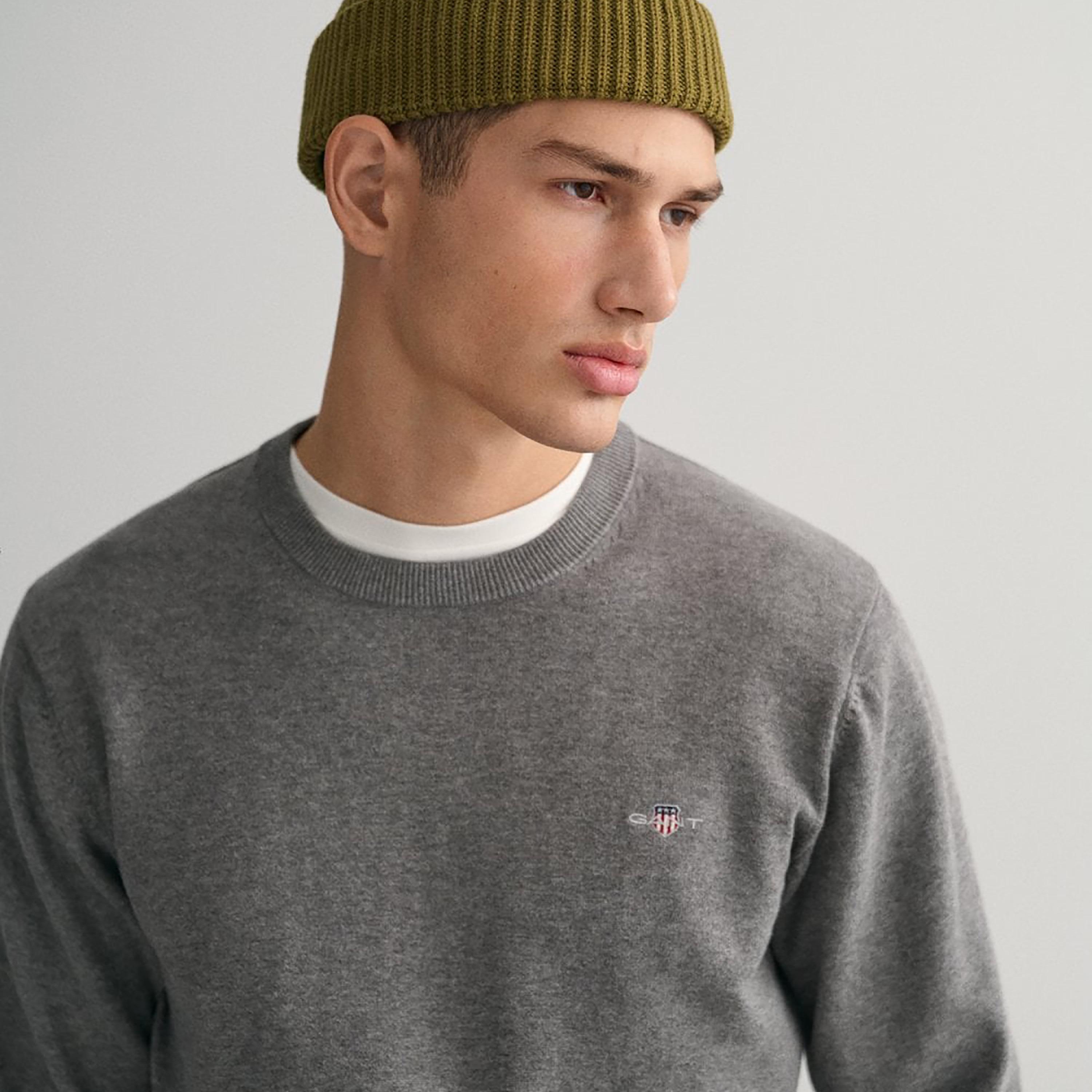 سويتر من جانت شعار التفاصيل طاقم الرقبة الأكمام الطويلة-men-clothing-sweatersandpullovers-image-19