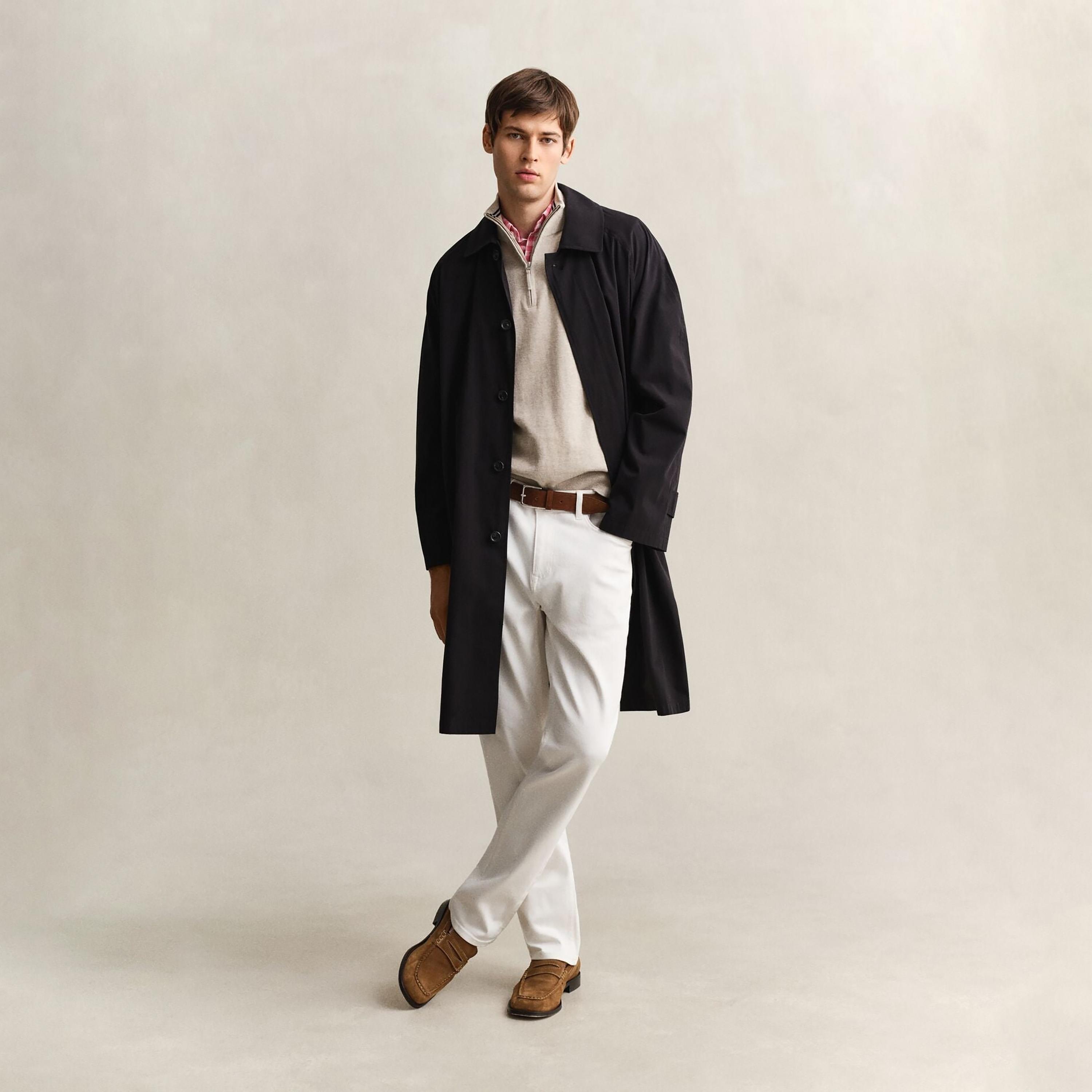 Gant Plain High Neck Long Sleeves Men's Sweater-men-clothing-sweatersandpullovers-image-3