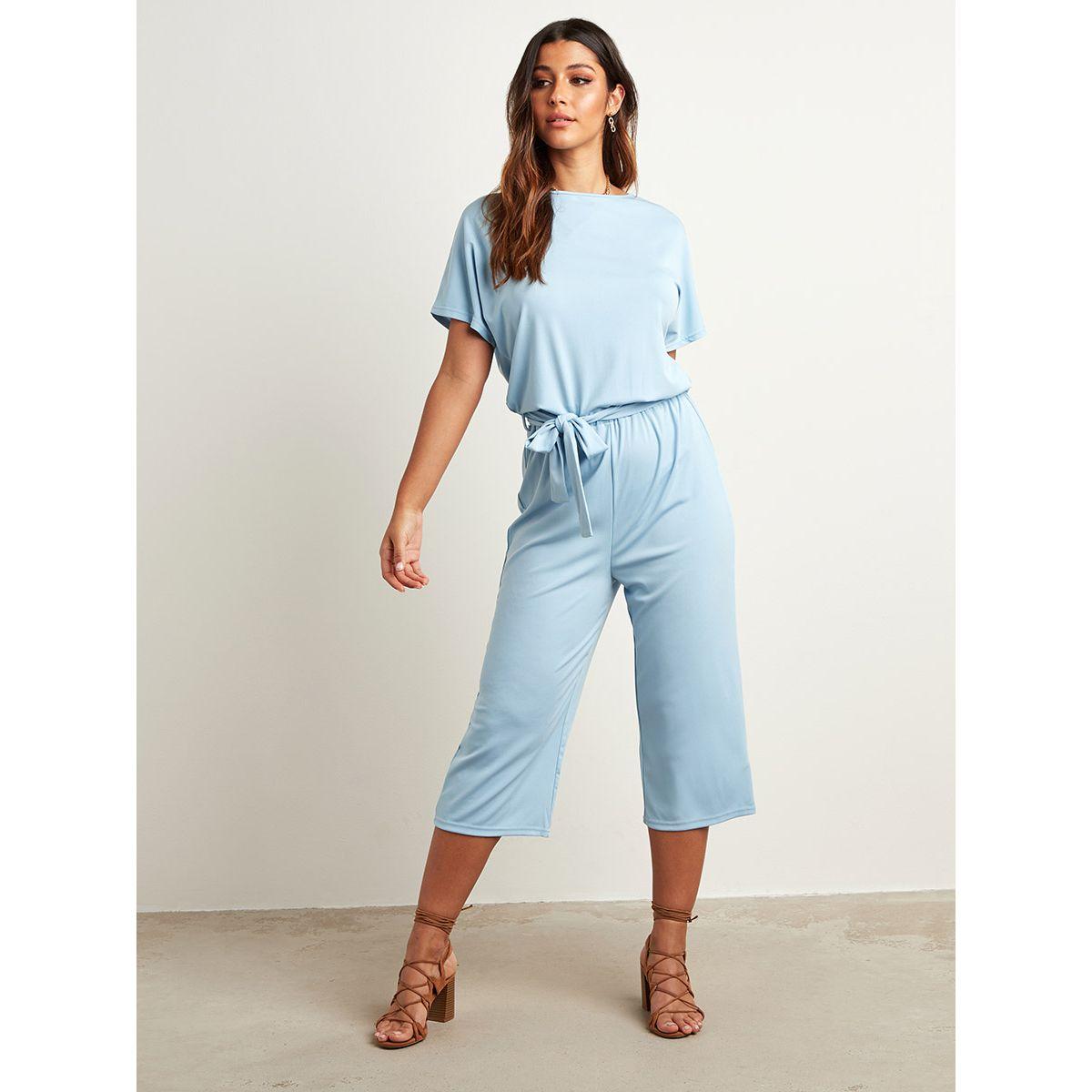 أفرول بأرجل واسعة وحزام خصر من ستايلي-women-clothing-jumpsuits-image-1