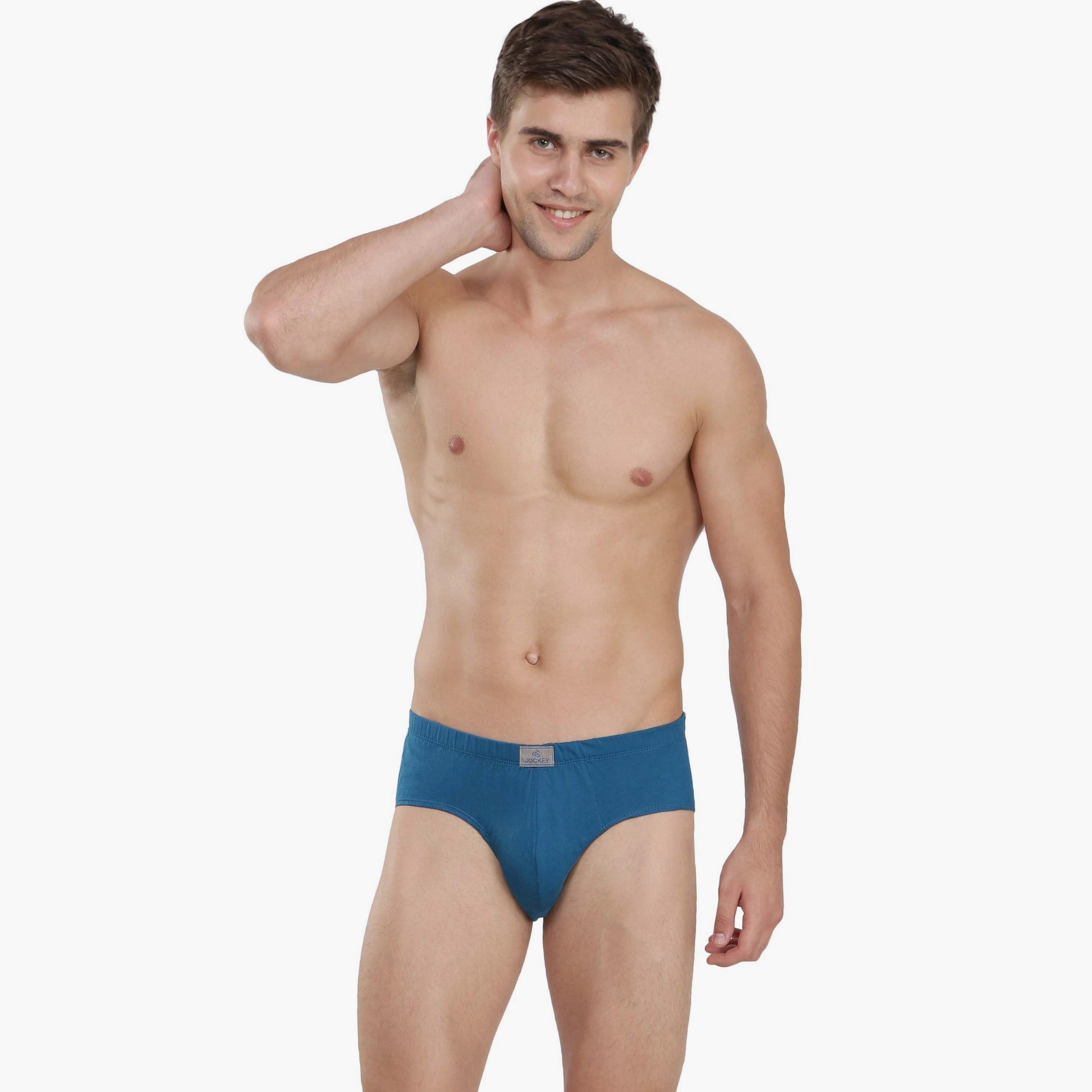 Jockey Assorted Pack of 3 Plain Men's Briefs-men-clothing-innerwear-underwear-image-2