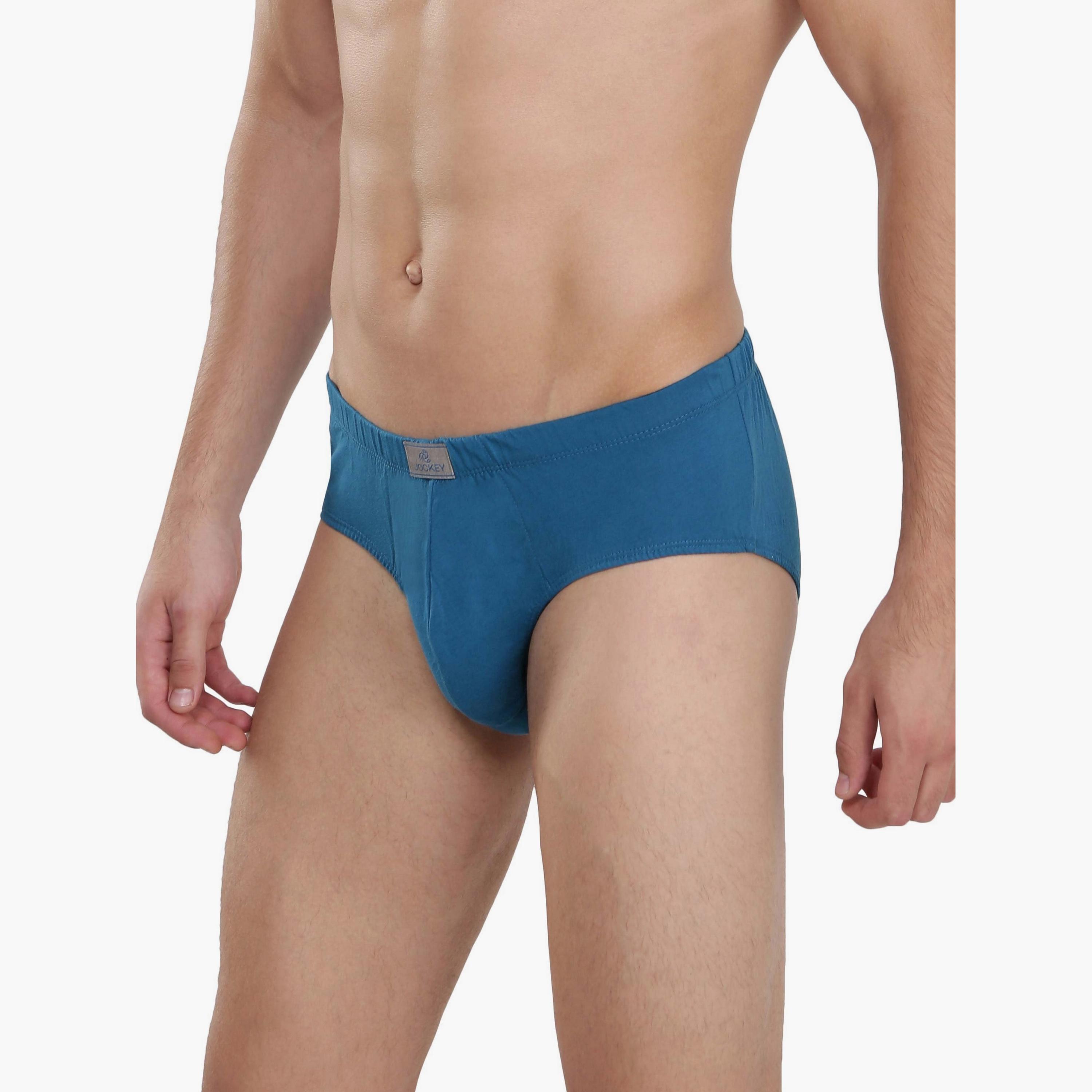 Jockey Assorted Pack of 3 Plain Men's Briefs-men-clothing-innerwear-underwear-image-3
