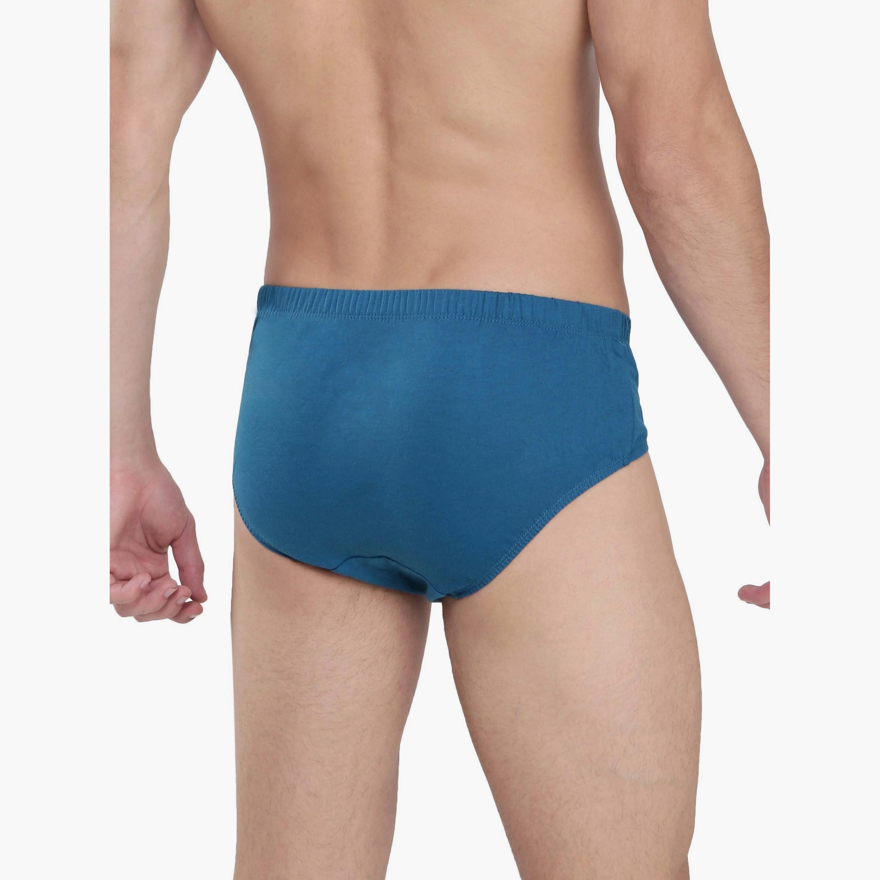 Jockey Assorted Pack of 3 Plain Men's Briefs-men-clothing-innerwear-underwear-image-5