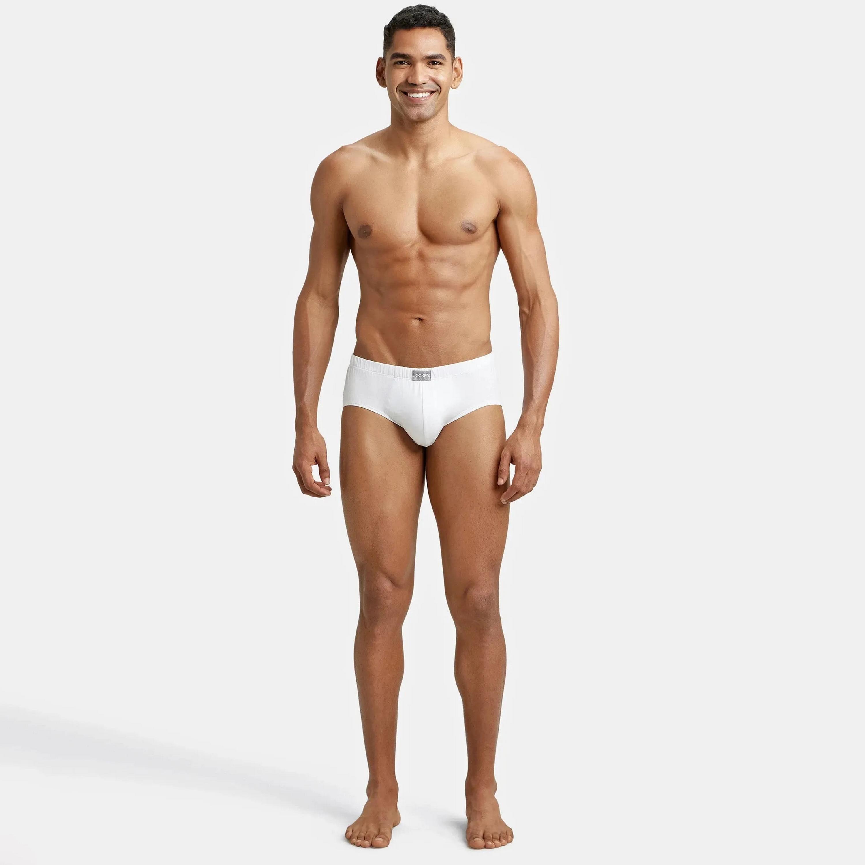 Jockey Pack of 3 Plain Men's Briefs-men-clothing-innerwear-underwear-image-3