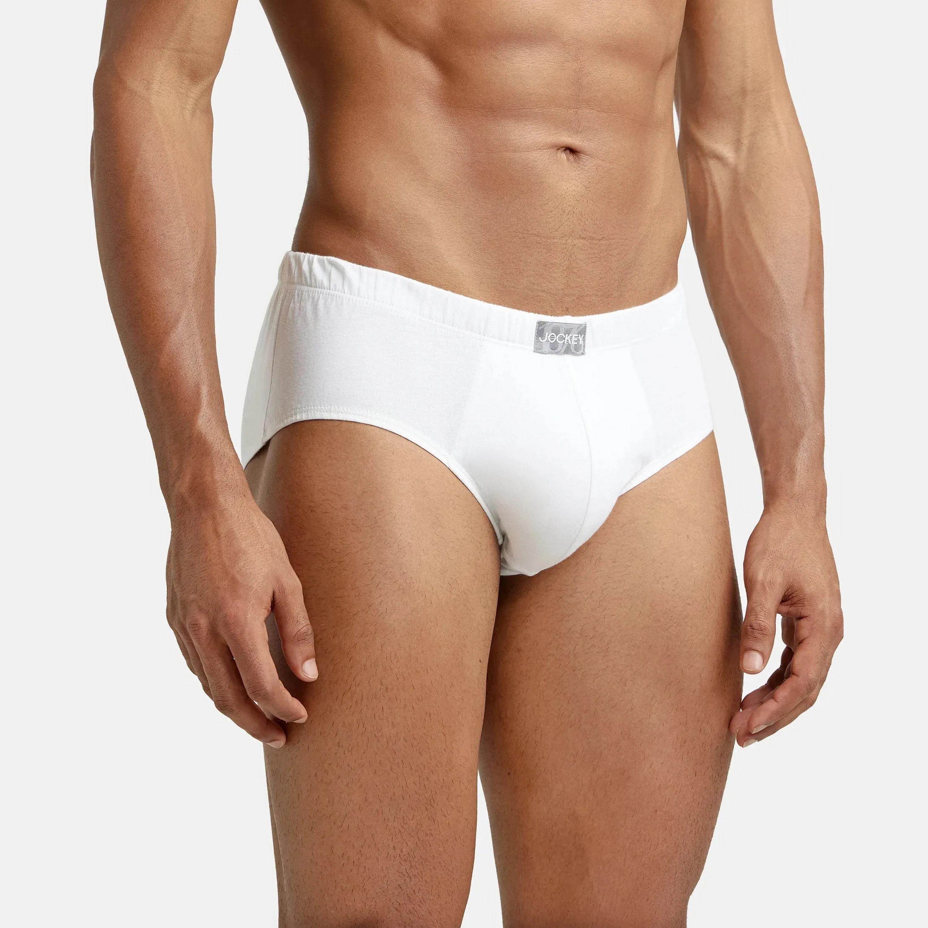 Jockey Pack of 3 Plain Men's Briefs-men-clothing-innerwear-underwear-image-4