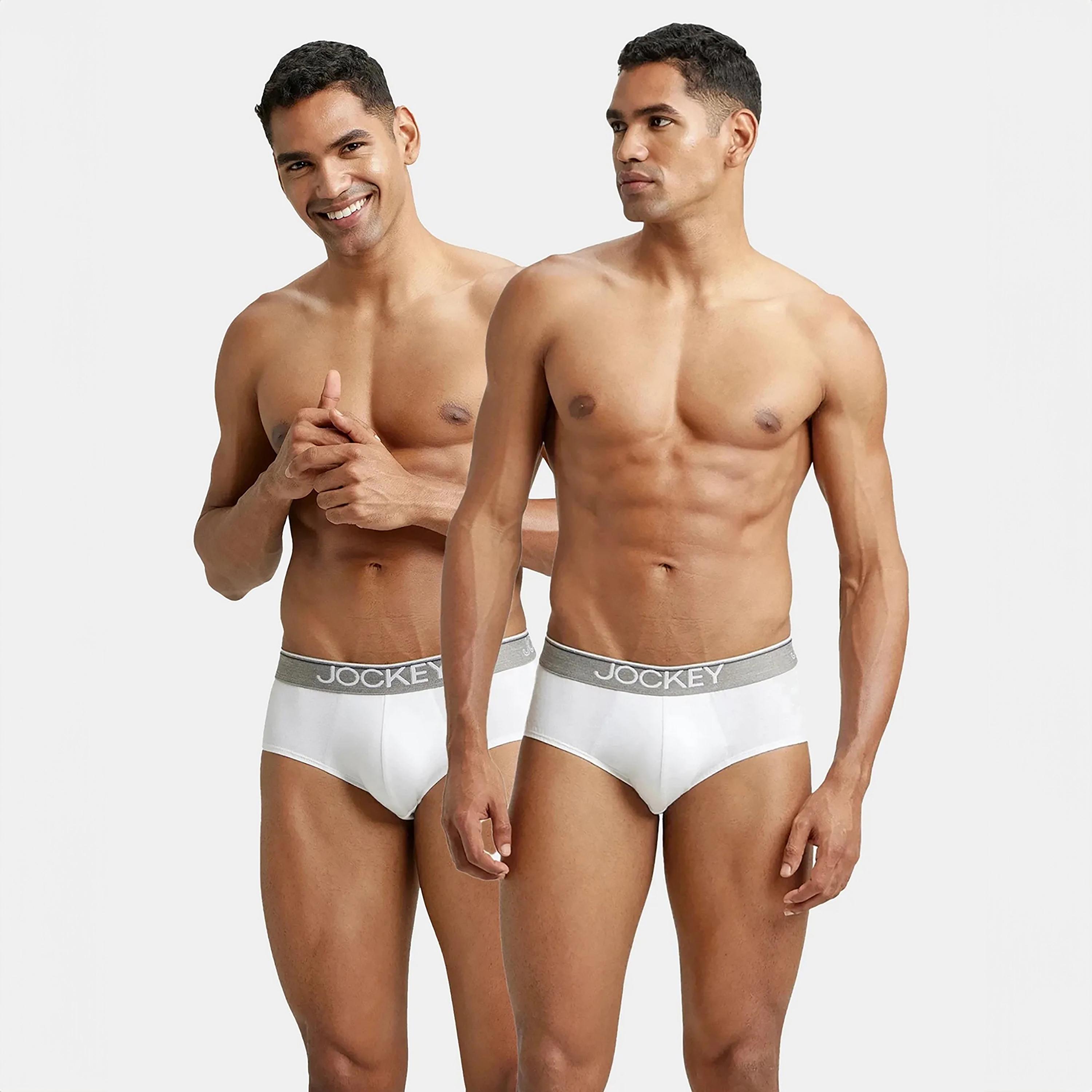 Jockey Pack of 2 Brand Print Waistband Men's Briefs-men-clothing-innerwear-underwear-image-2