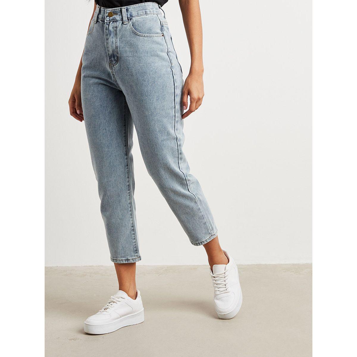 بنطلون جينز بقصة واسعة-women-clothing-bottoms-jeans-image-1