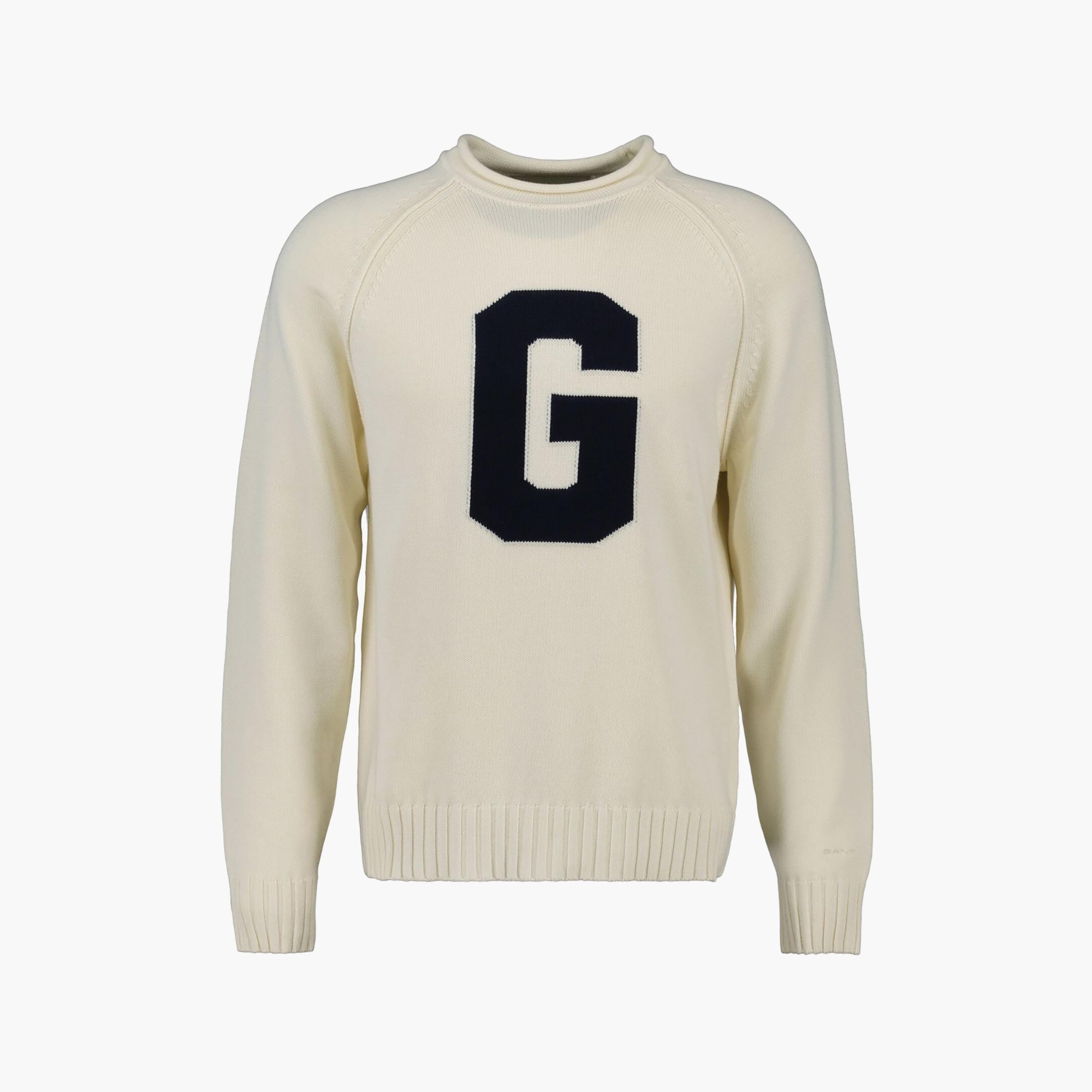 Gant Knitted Crew Neck Long sleeves Men's Sweater-men-clothing-sweatersandpullovers-image-5