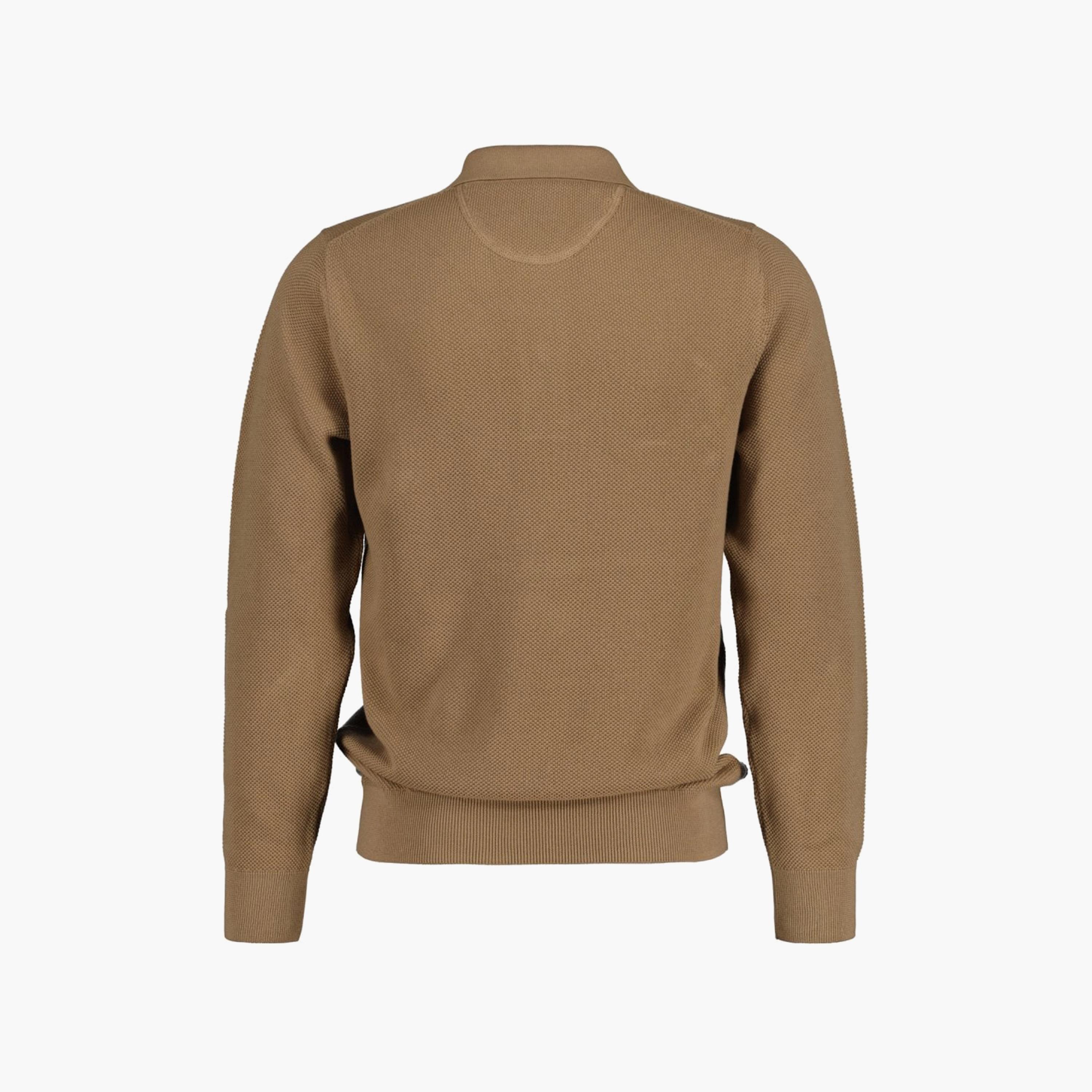 Gant Textured Collared Long Sleeves Sweater-men-clothing-sweatersandpullovers-image-2