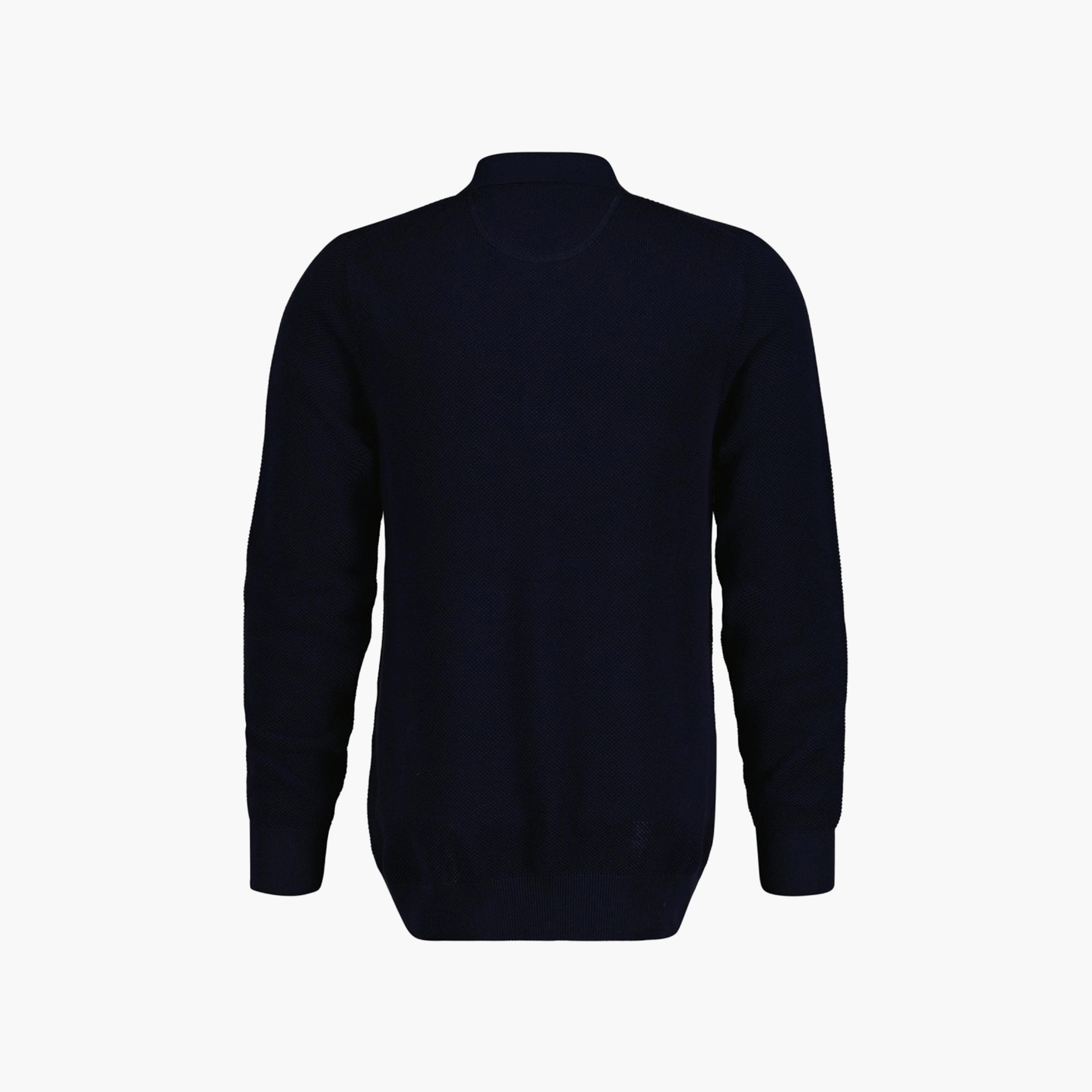 Gant Textured Collared Long Sleeves Sweater-men-clothing-sweatersandpullovers-image-2