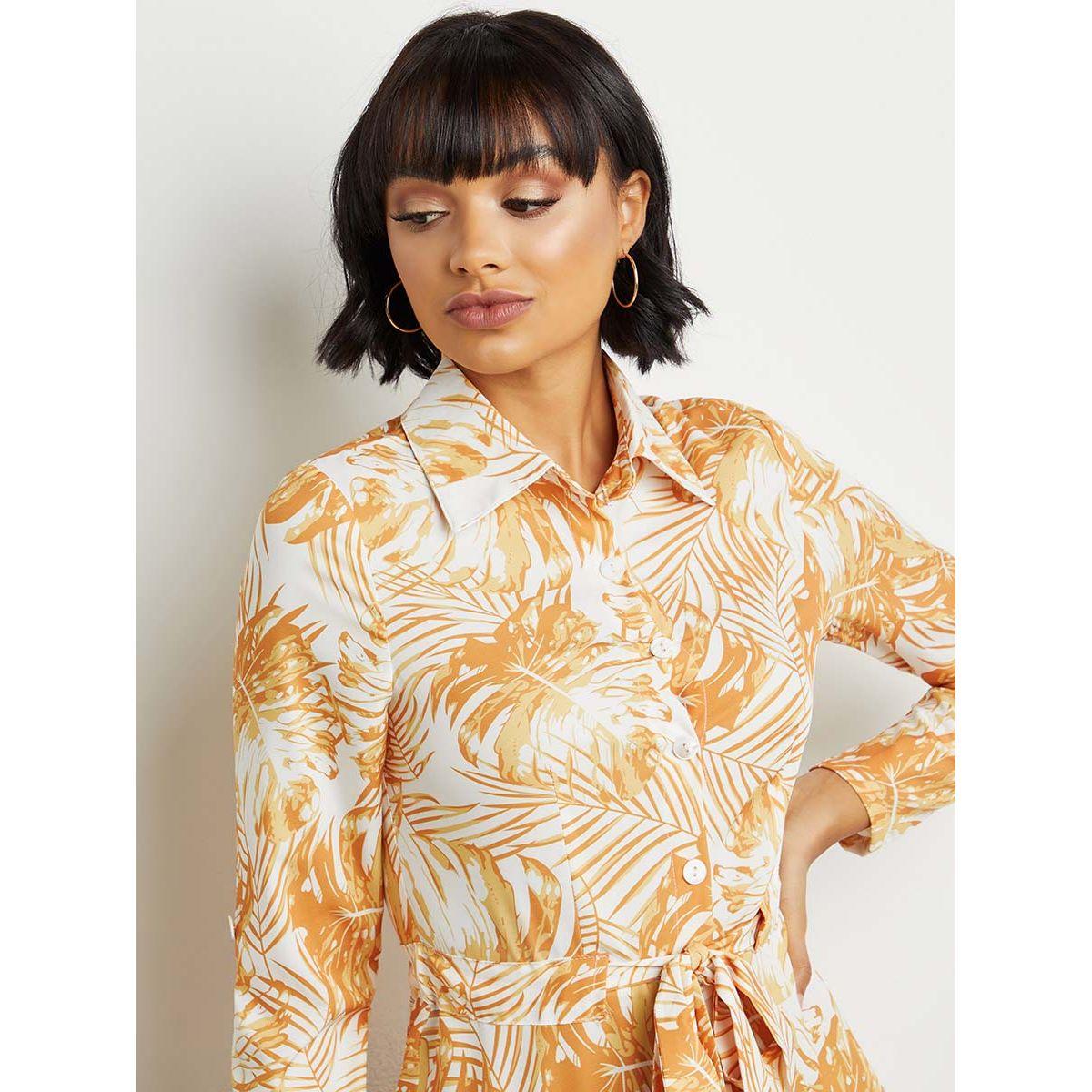 فستان ميدي مطبوع بأزرار-women-clothing-dresses-image-2