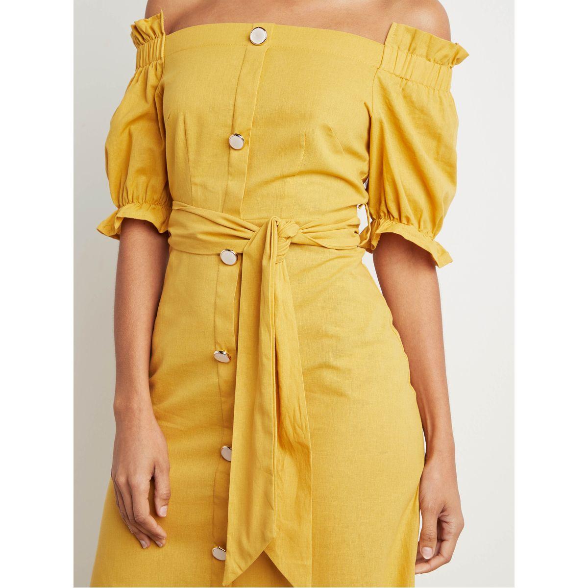 فستان ميدي بأكتاف مكشوفة-women-clothing-dresses-image-4