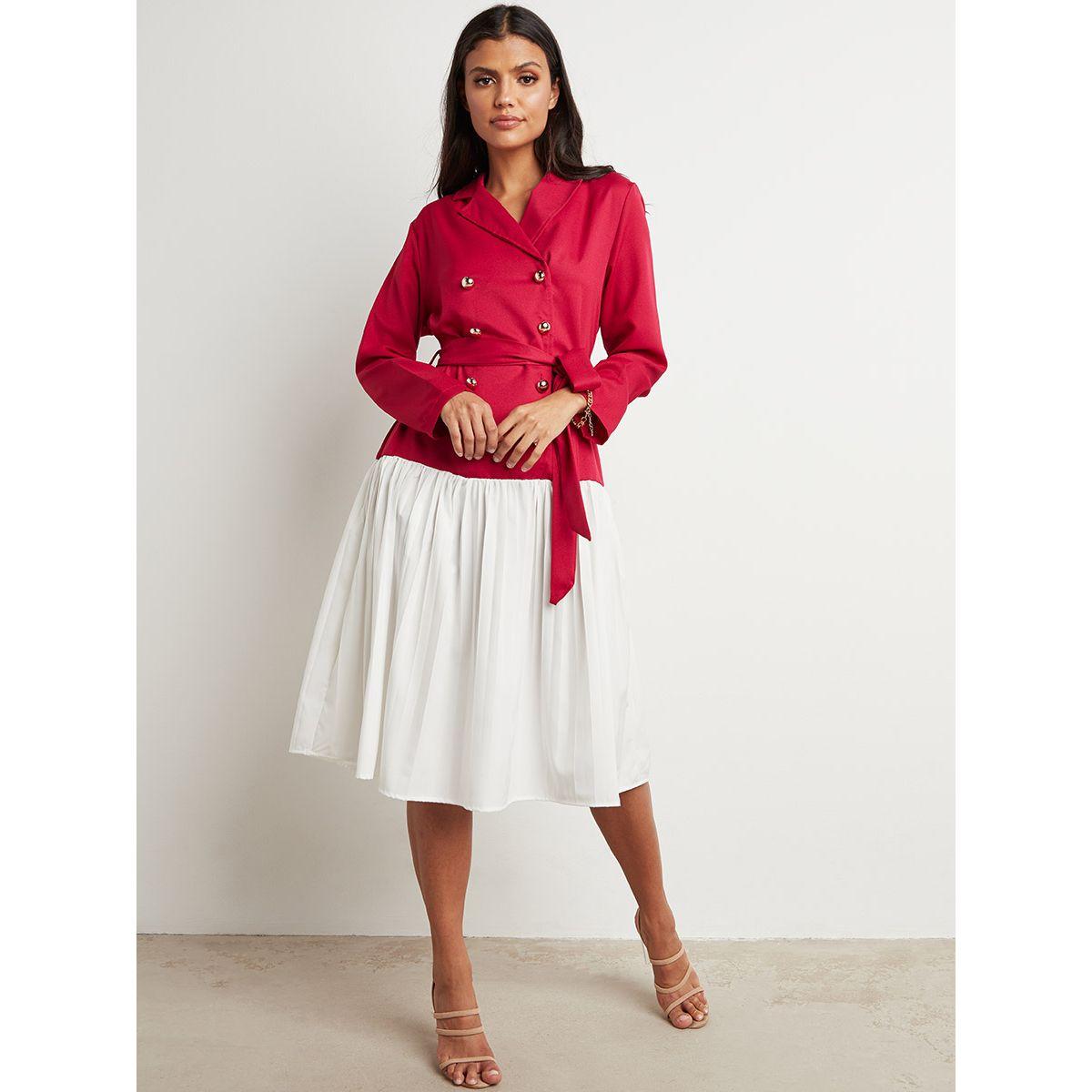 فستان ميدي بتصميم بليزر-women-clothing-dresses-image-4