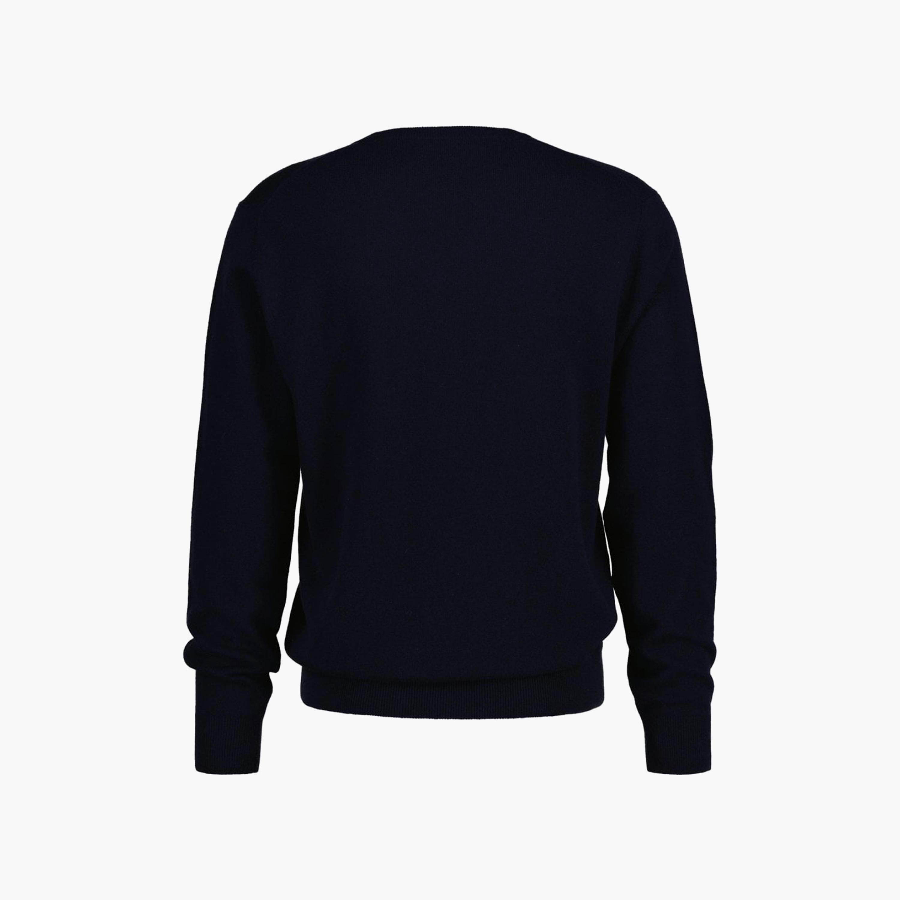 Gant Logo Detail V-Neck Long Sleeves Sweater-men-clothing-sweatersandpullovers-image-4