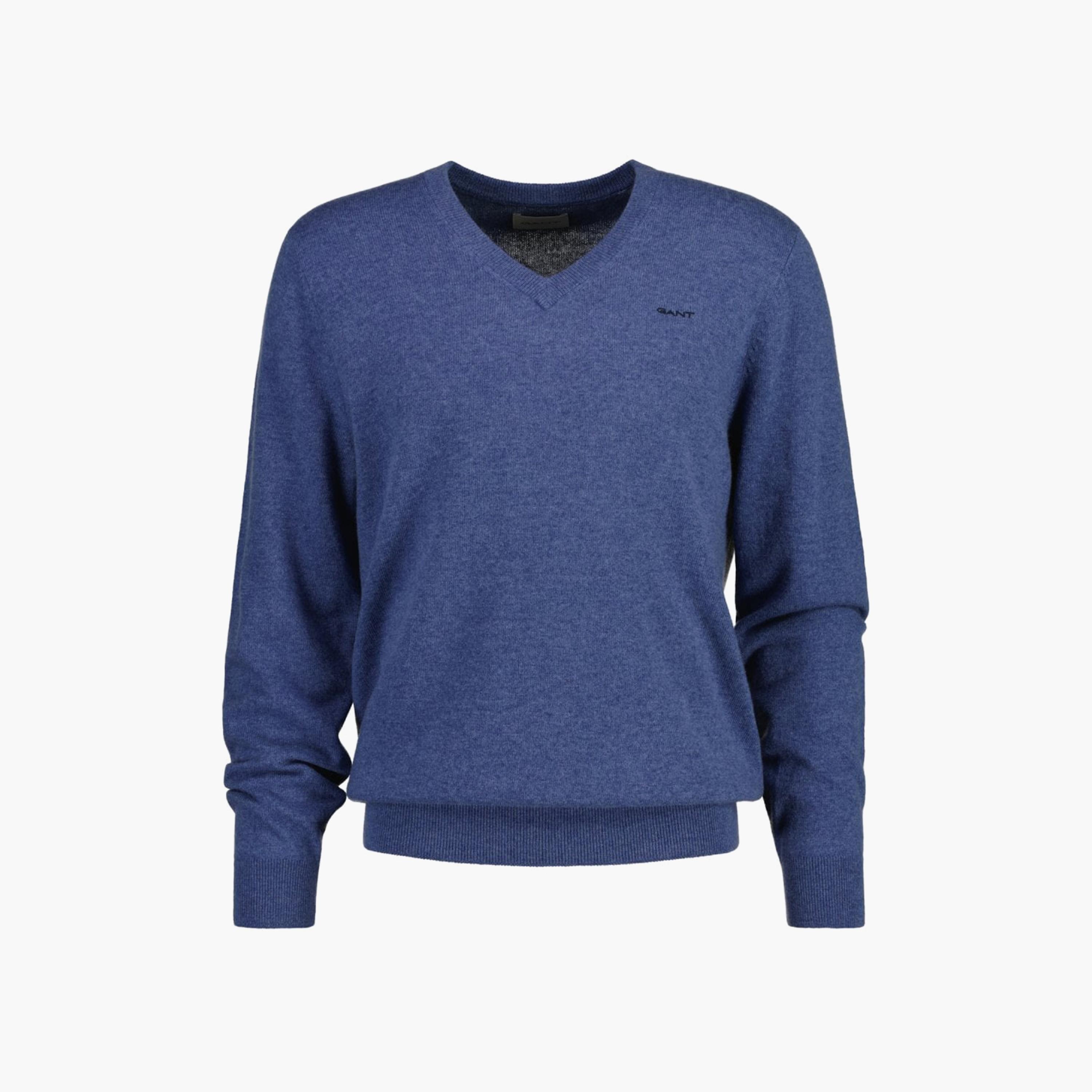 Gant Logo Detail V-Neck Long Sleeves Sweater-men-clothing-sweatersandpullovers-image-5