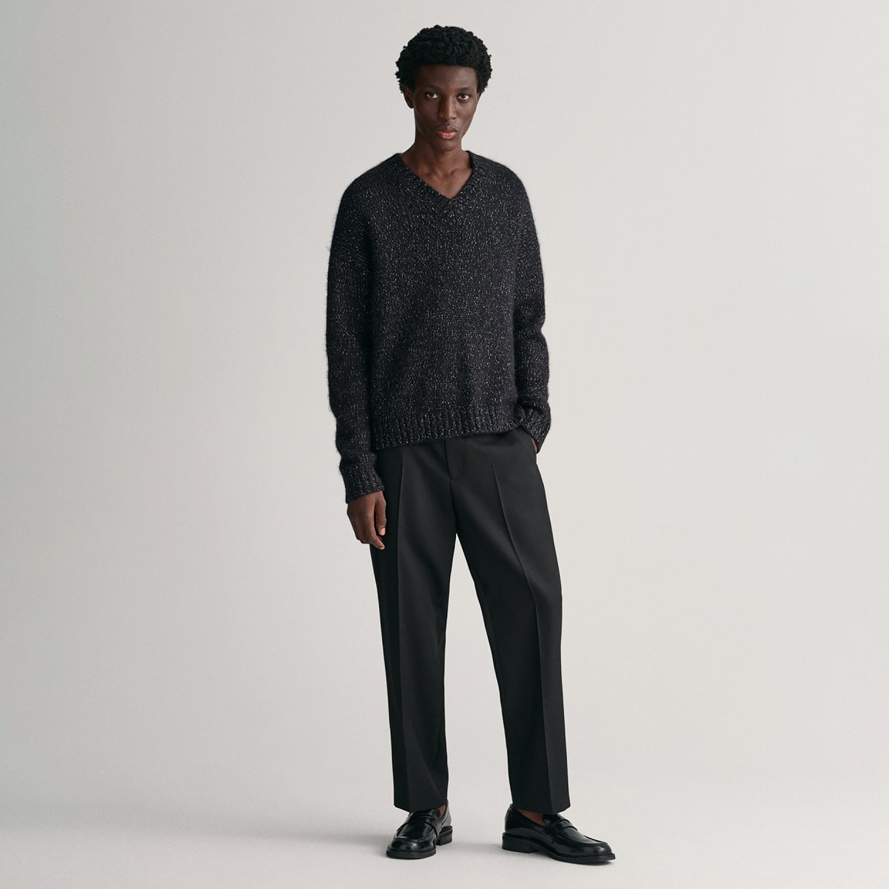 Gant Knitted V-Neck Long Sleeves Sweater-men-clothing-sweatersandpullovers-image-2