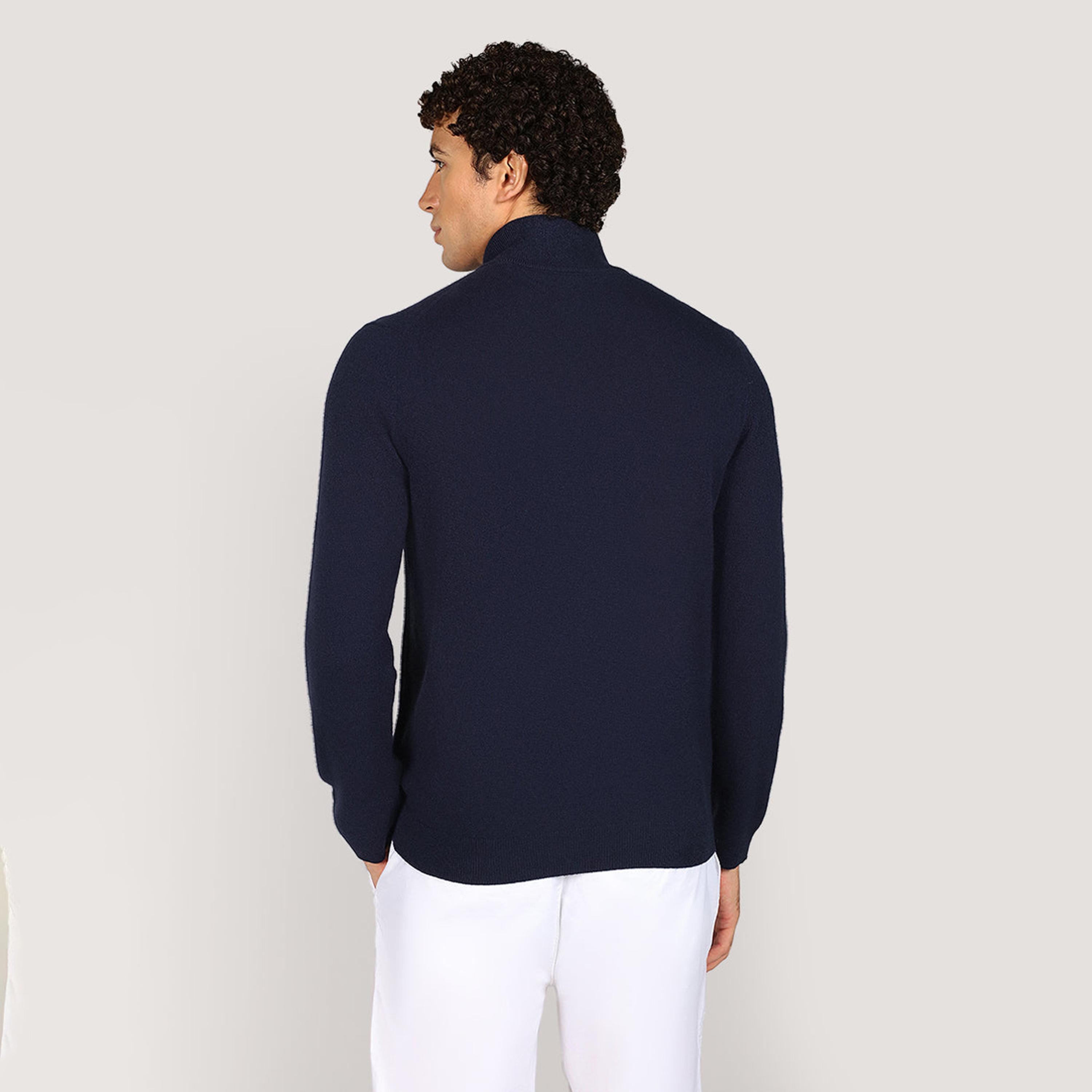 كارديجان رجالي بياقة عالية وأكمام طويلة، سادة من جانت-men-clothing-sweatersandpullovers-image-12