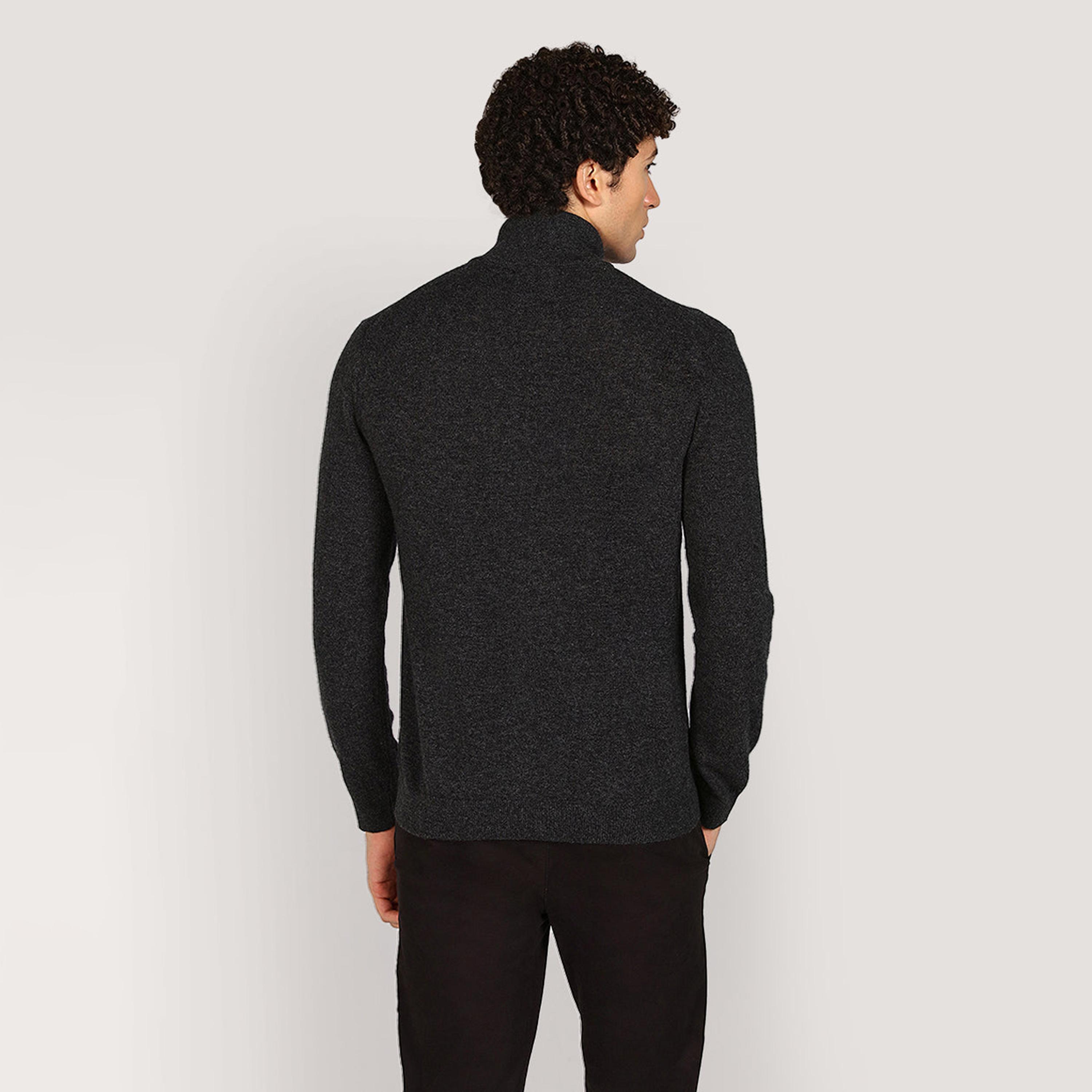 كارديجان رجالي بياقة عالية وأكمام طويلة، سادة من جانت-men-clothing-sweatersandpullovers-image-4