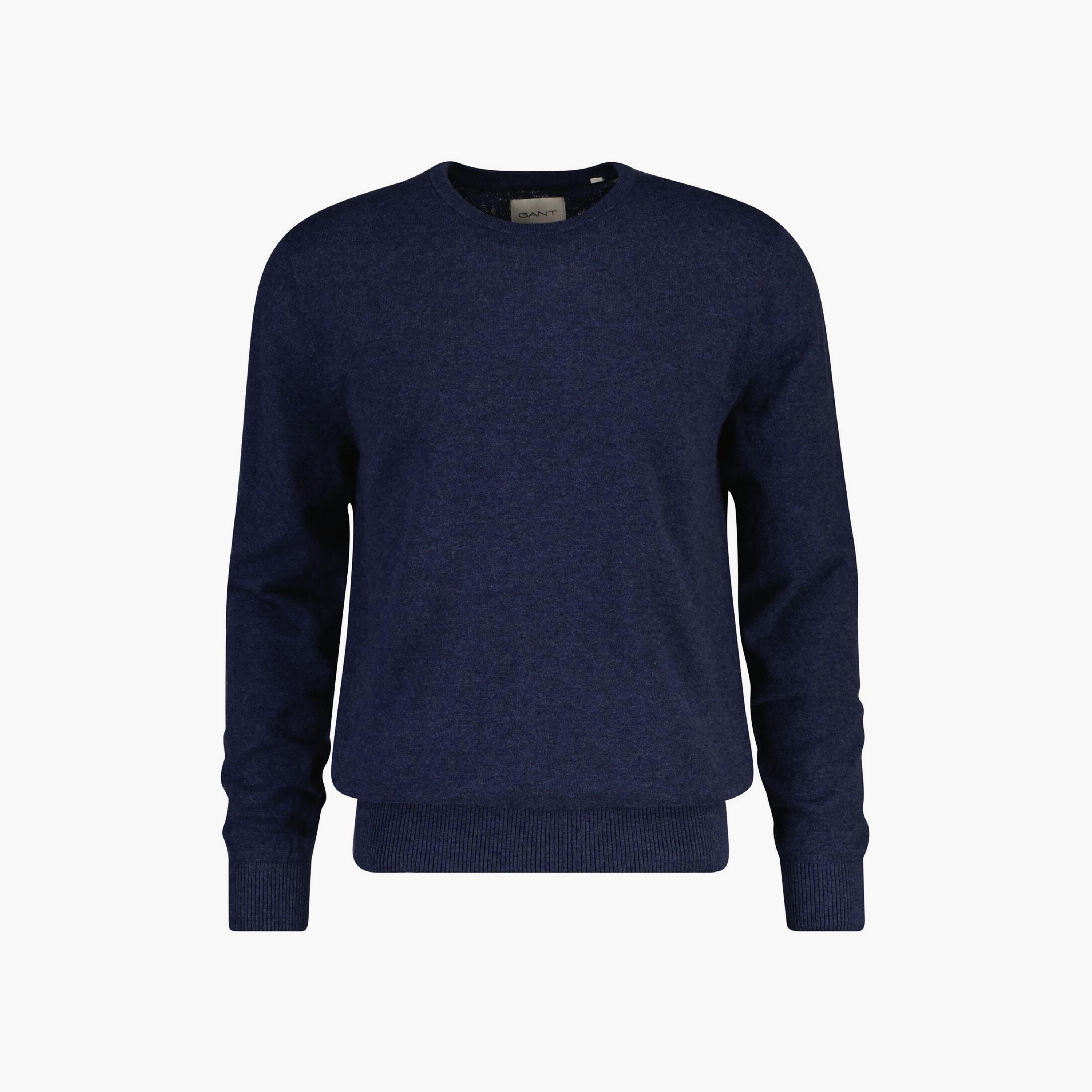 سترة رجالية سادة ذات رقبة دائرية وأكمام طويلة من جانت-men-clothing-sweatersandpullovers-image-5