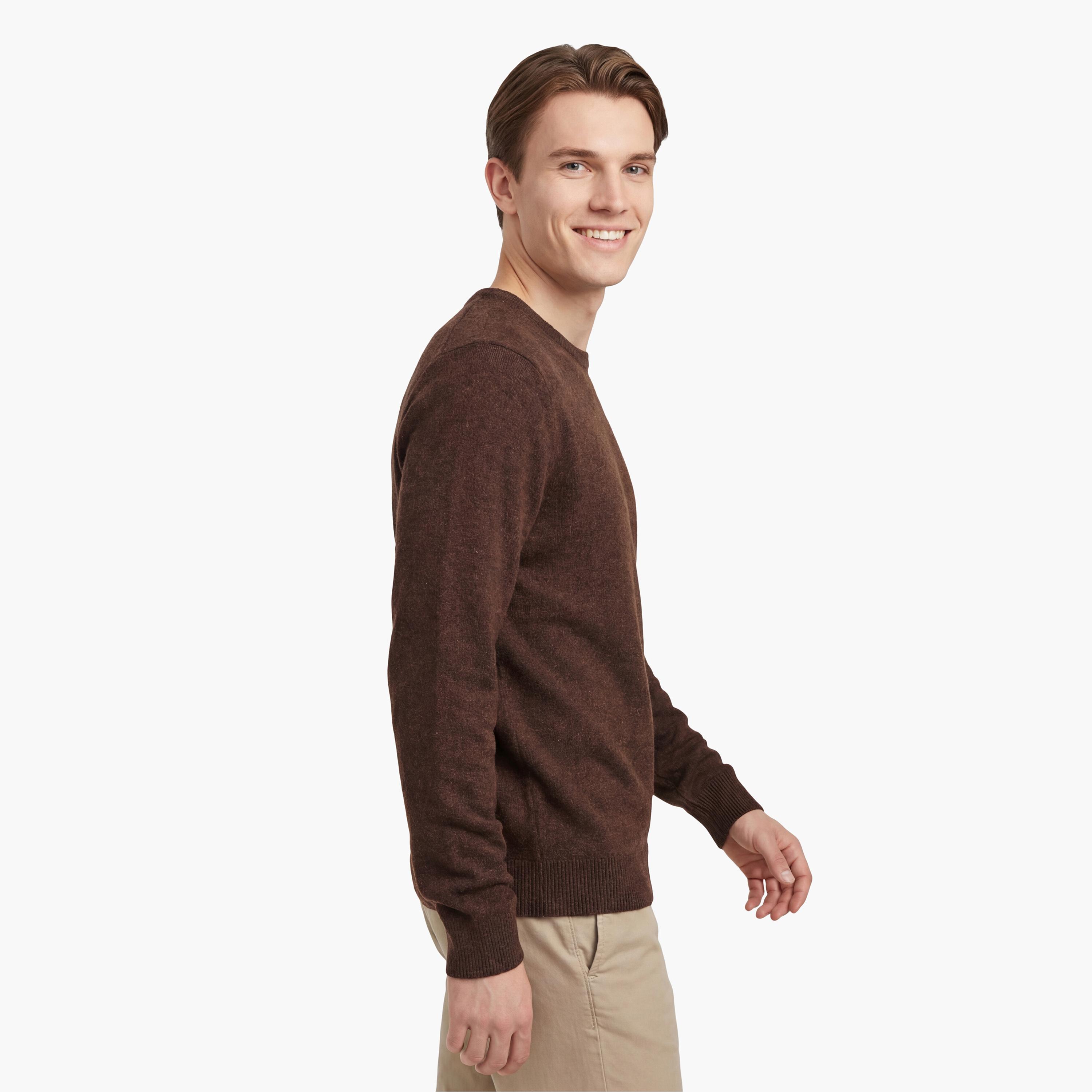 سترة رجالية سادة ذات رقبة دائرية وأكمام طويلة من جانت-men-clothing-sweatersandpullovers-image-9