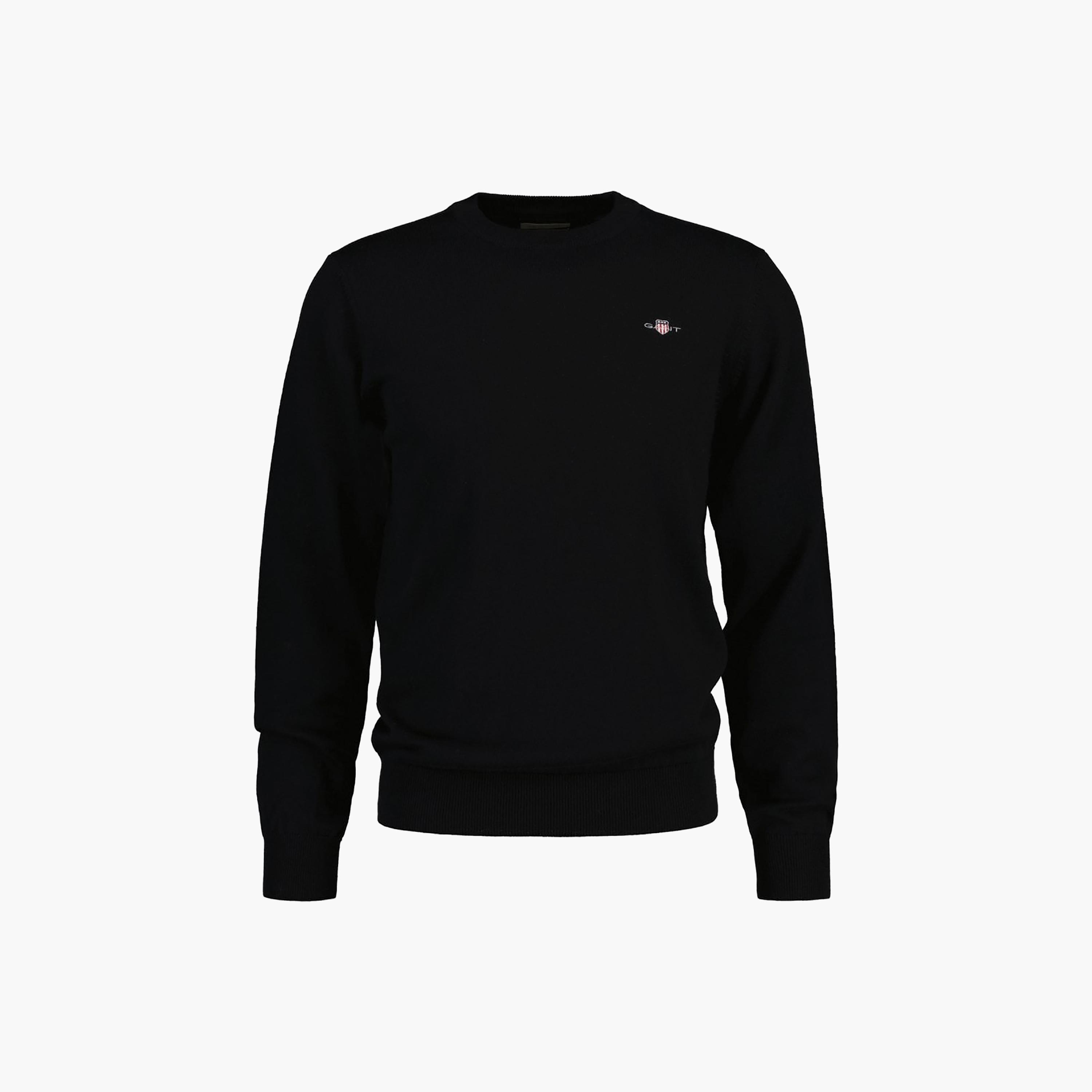 Gant Logo Detail Crew Neck Long Sleeves Sweater-men-clothing-sweatersandpullovers-image-1