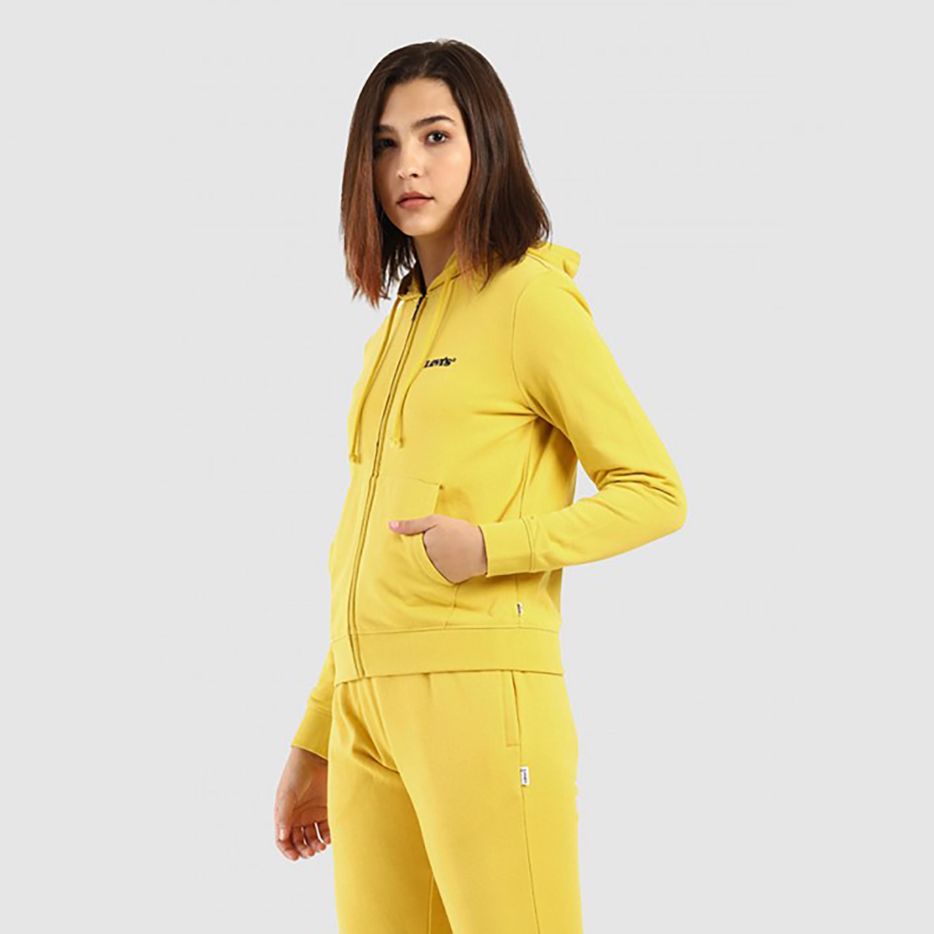 هودي من ليفايز مع شعار بأكمام طويلة مع جيب منفصل بسحاب-women-clothing-hoodiesandsweatshirts-hoodies-image-2