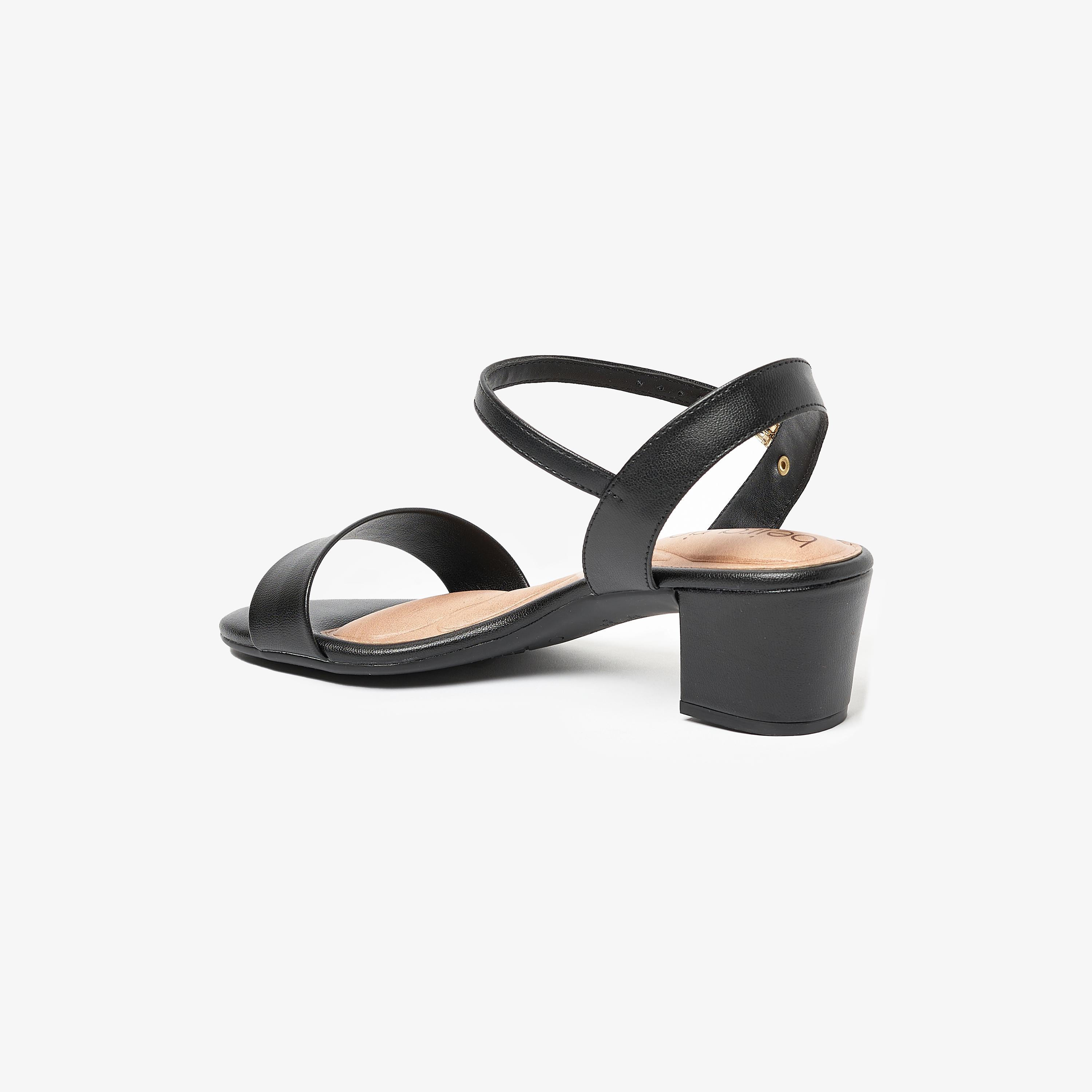 صندل حذاء نسائي بكعب عريض مع شريط خلفي من بيرا ريو | 8246-1176-9569-women-shoes-heels-image-3