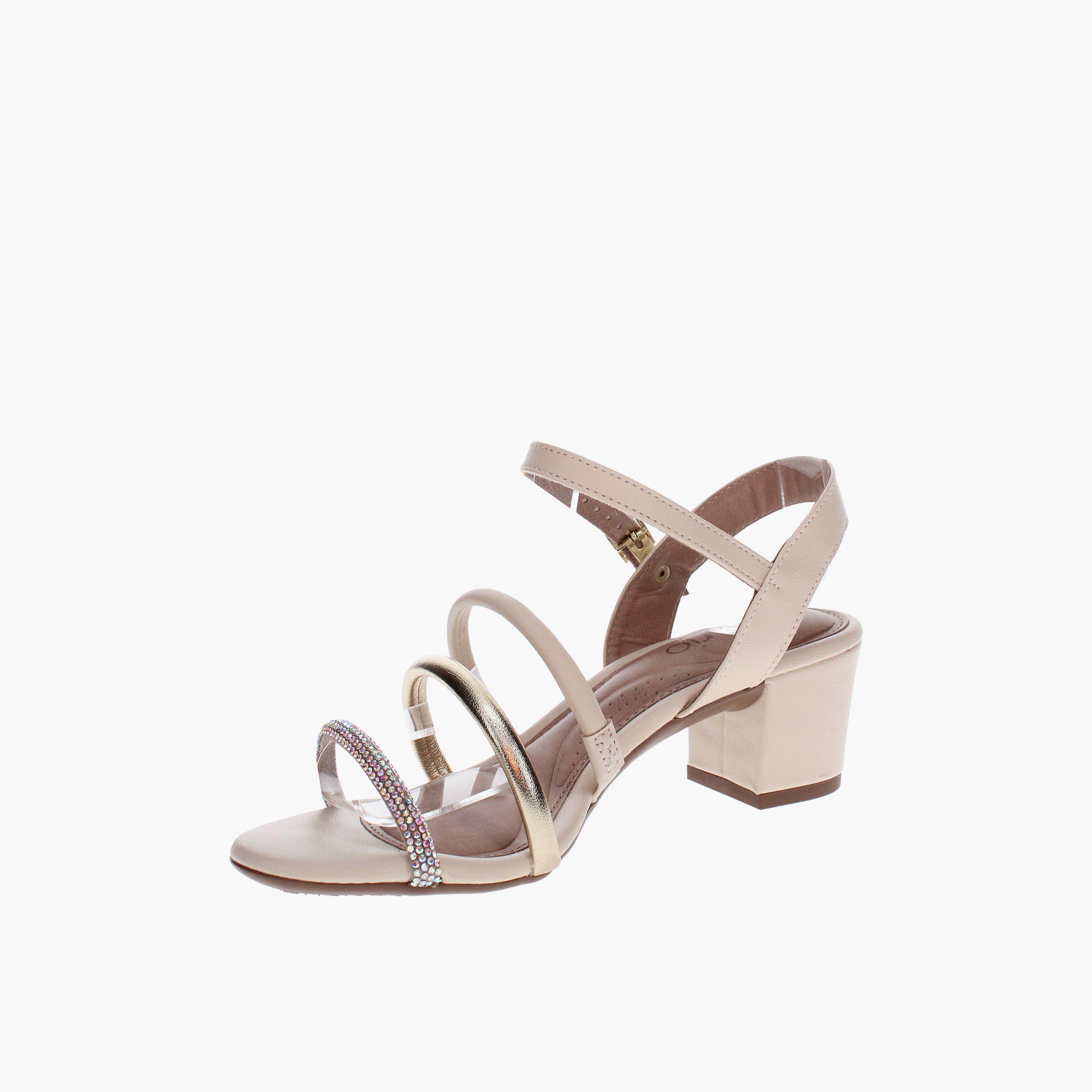 Beira Rio by Geoomnii  Women's Buckle Strap Block Heels | 8246-1198-26740-94599       -women-shoes-sandals-heeled-image-5