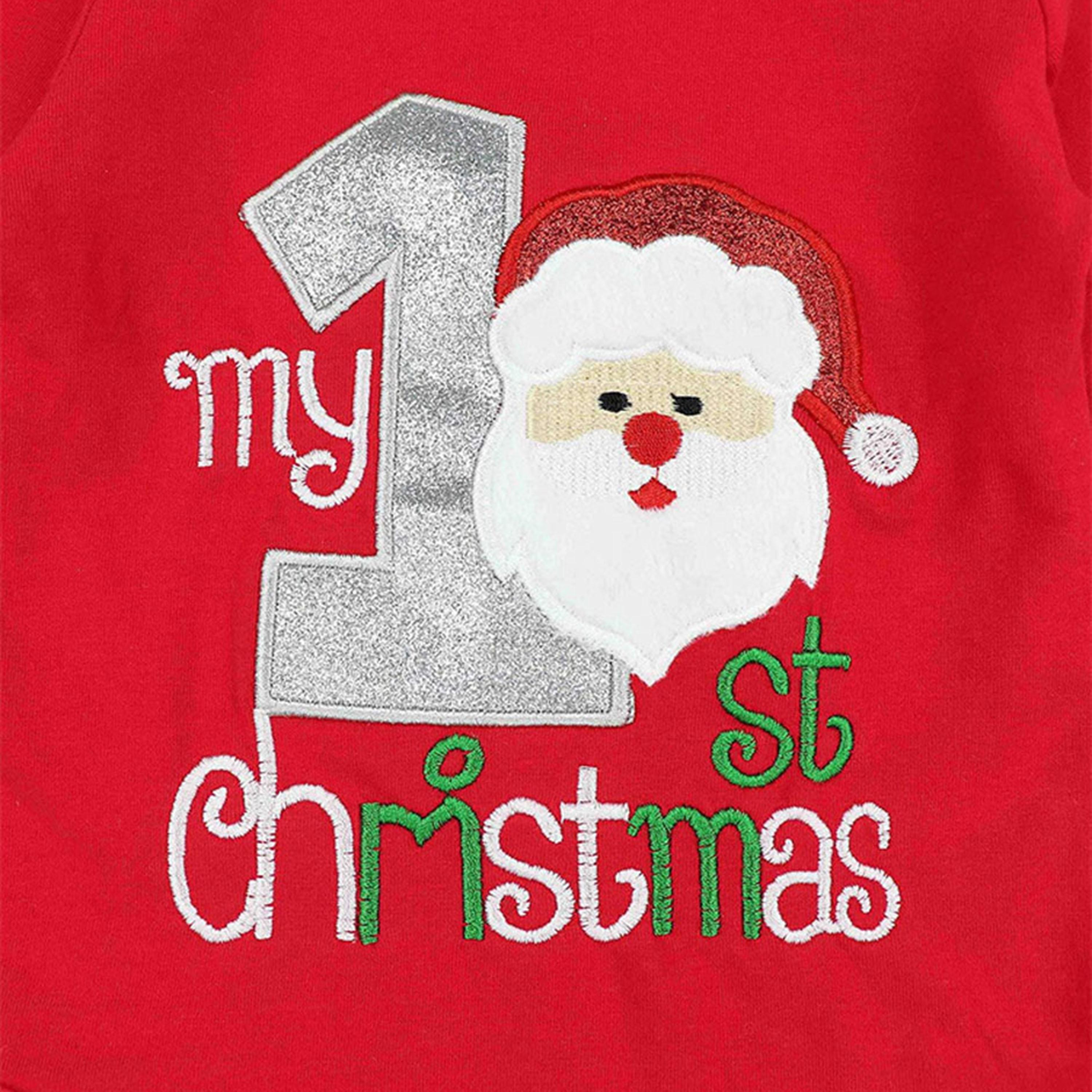 مجموعة بودي سوت مطبوع مع بنطال  ركض وقبعة 3 قطع للأطفال من بيبيكلو-baby-girls-clothing-setsandcoords-image-3