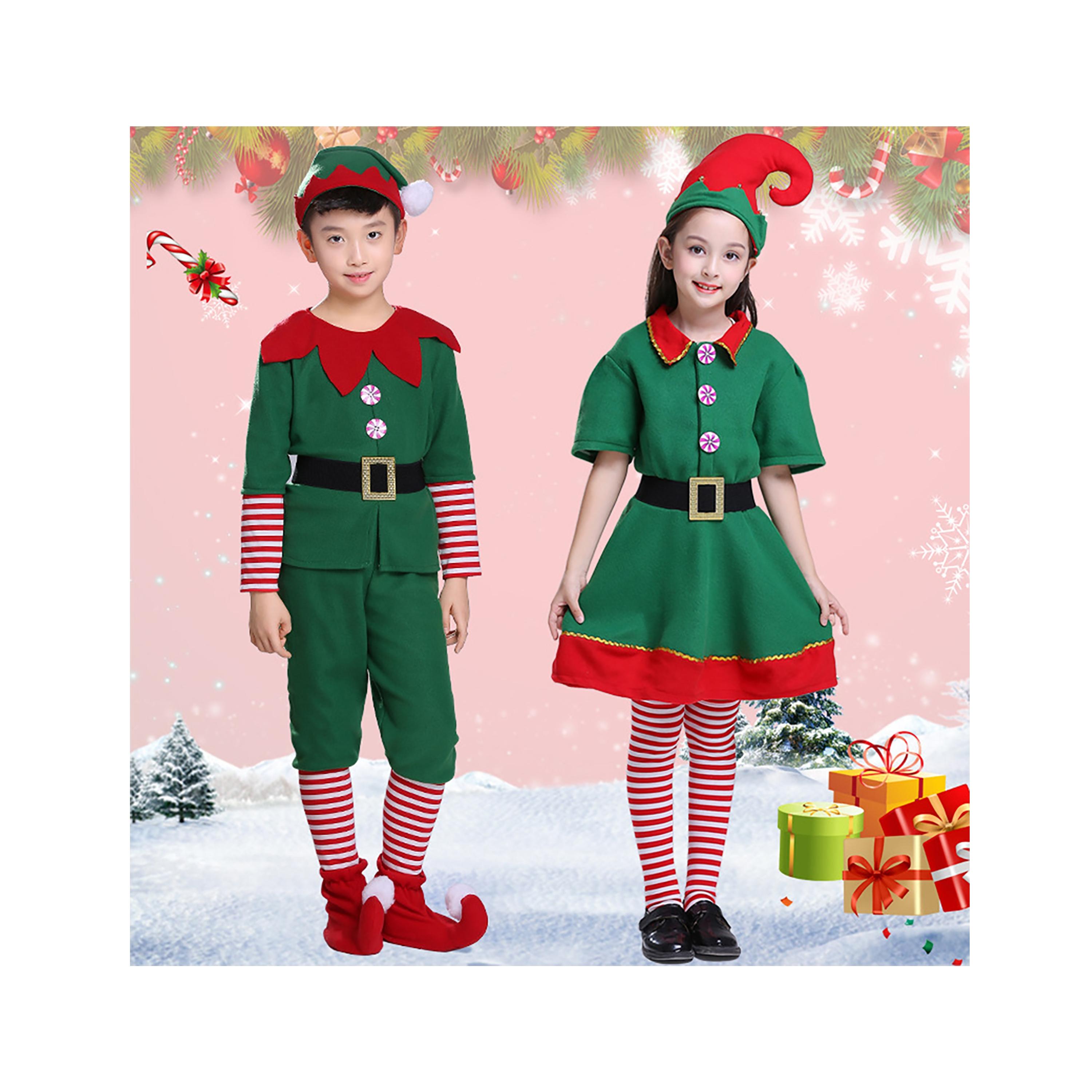 مجموعة زي فستان أدورابل إلف مع حزام، قبعة وشراب طويل للبنات 4 قطع من بيبيكلو-baby-girls-clothing-setsandcoords-image-5