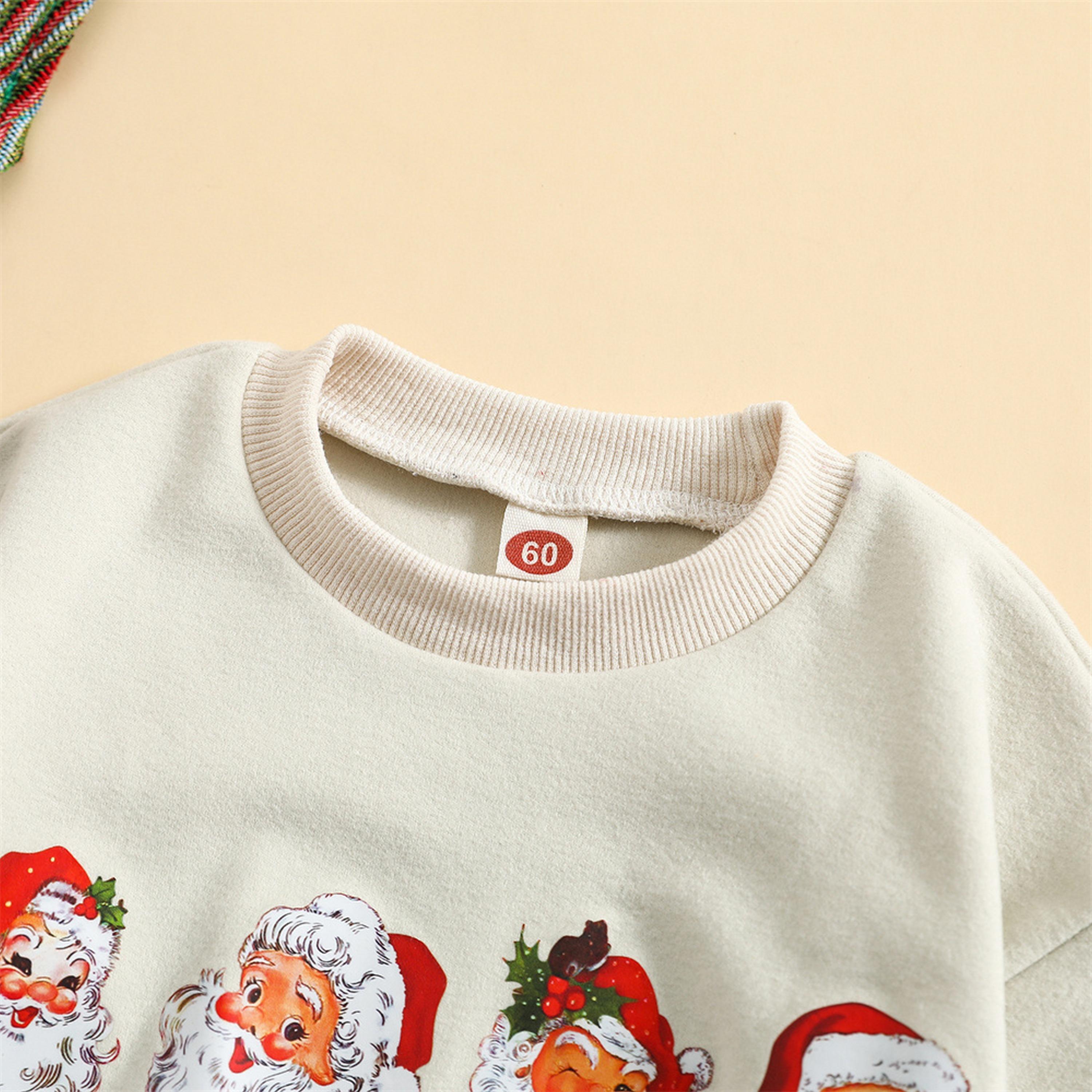 Babyqlo Kid's Santa Face's Printed Bodysuit-baby-girls-clothing-winterwear-bodysuits-image-4