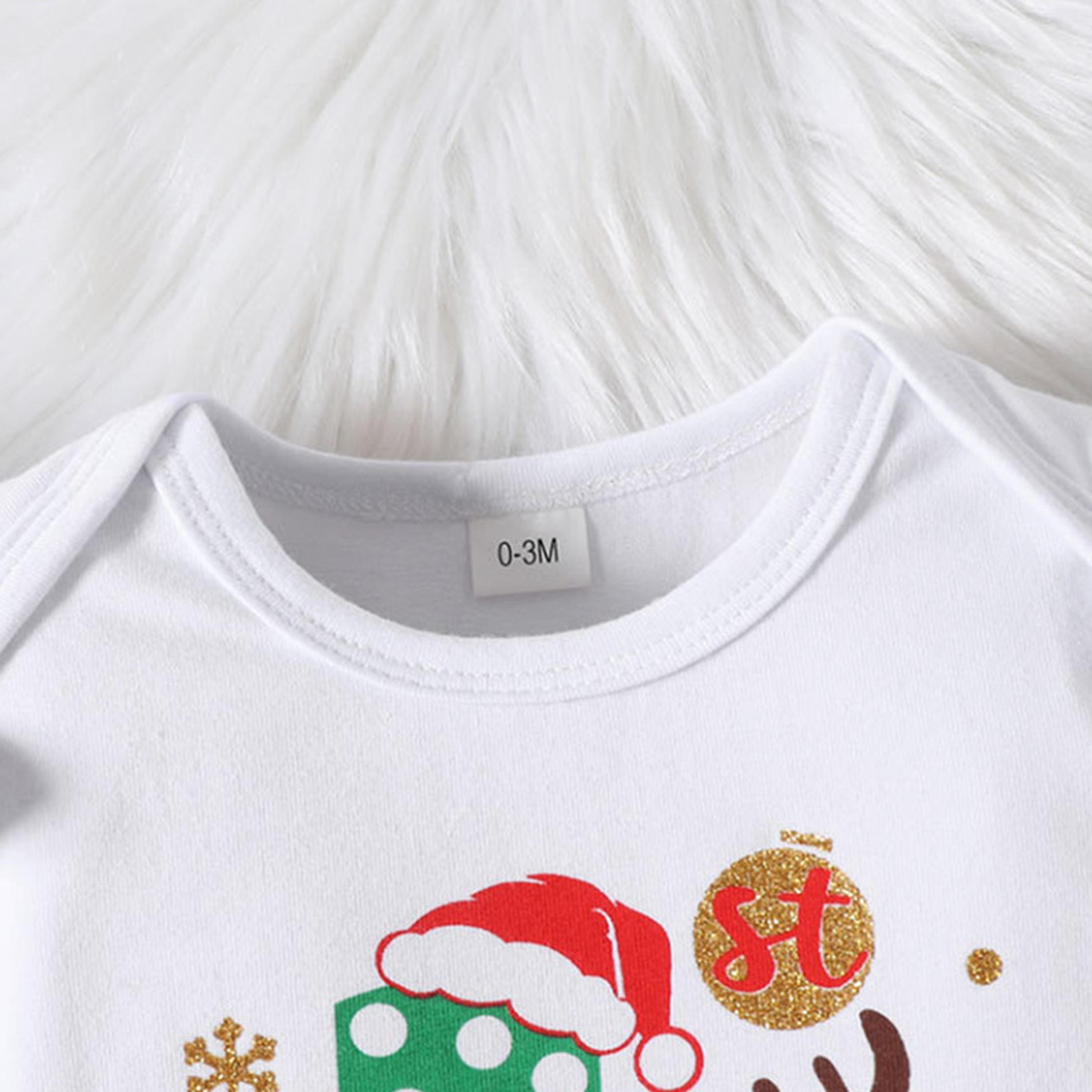 Babyqlo 4-Piece My First Christmas Bodysuit with Headband, Leg Warmer and Skirt Set-baby-girls-clothing-setsandcoords-image-4