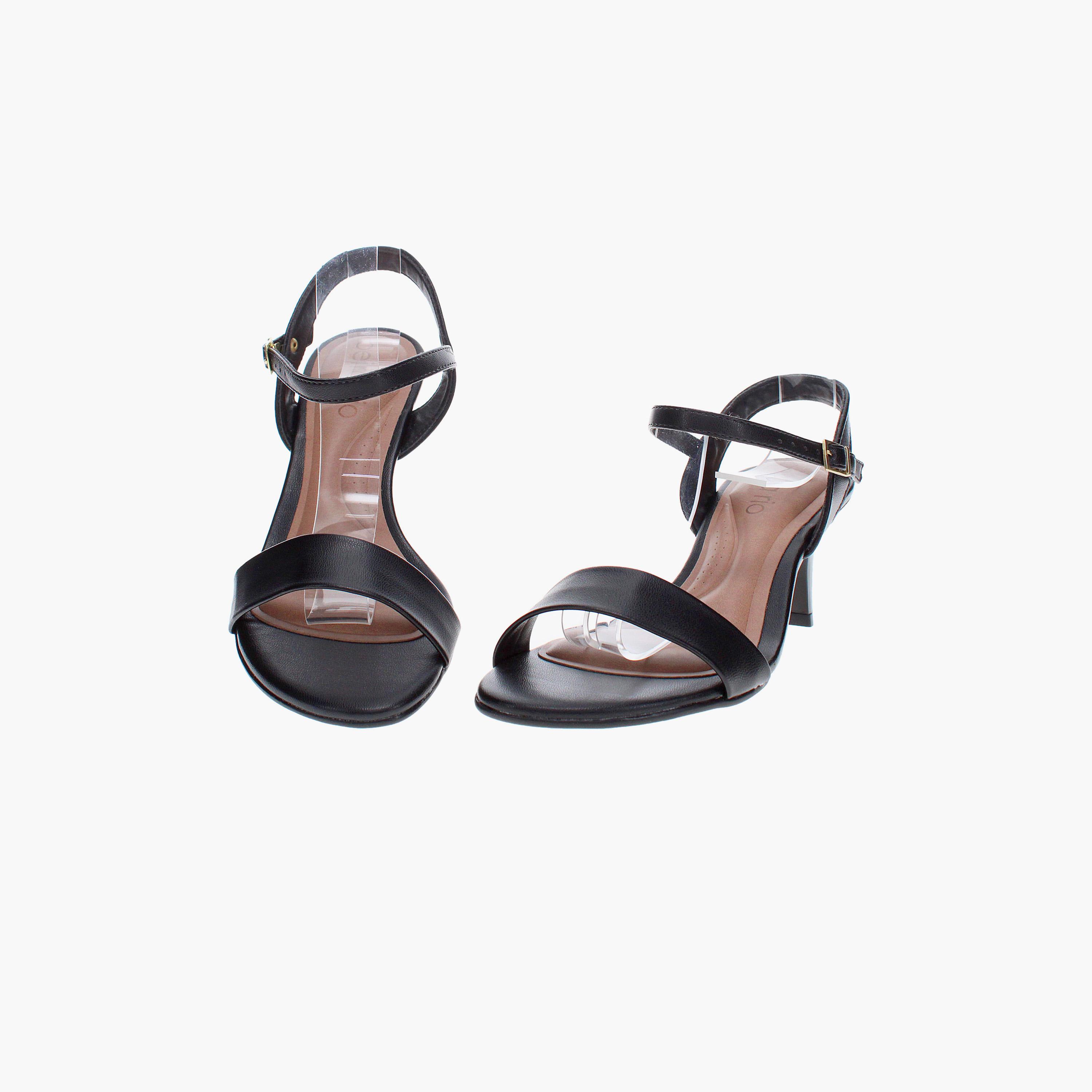 بييرا ريو- حذاء بكعب صغير بإبزيم للنساء | 8308-1430-9569-15745-women-shoes-heels-image-3