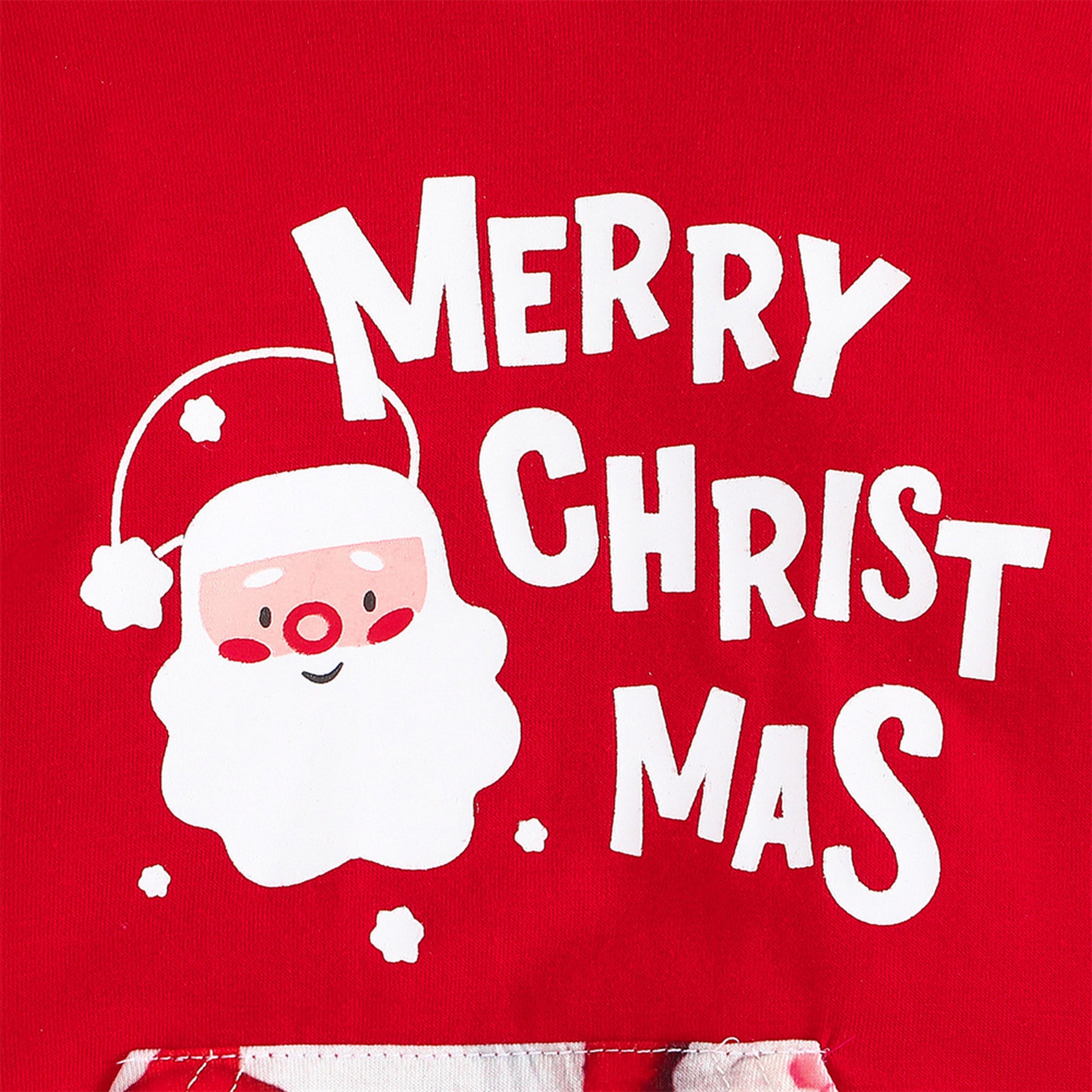 رومبر بطبعة ميري كريسماس مع وجه سانتا للأطفال من بيبيكلو-baby-girls-clothing-rompers-image-4