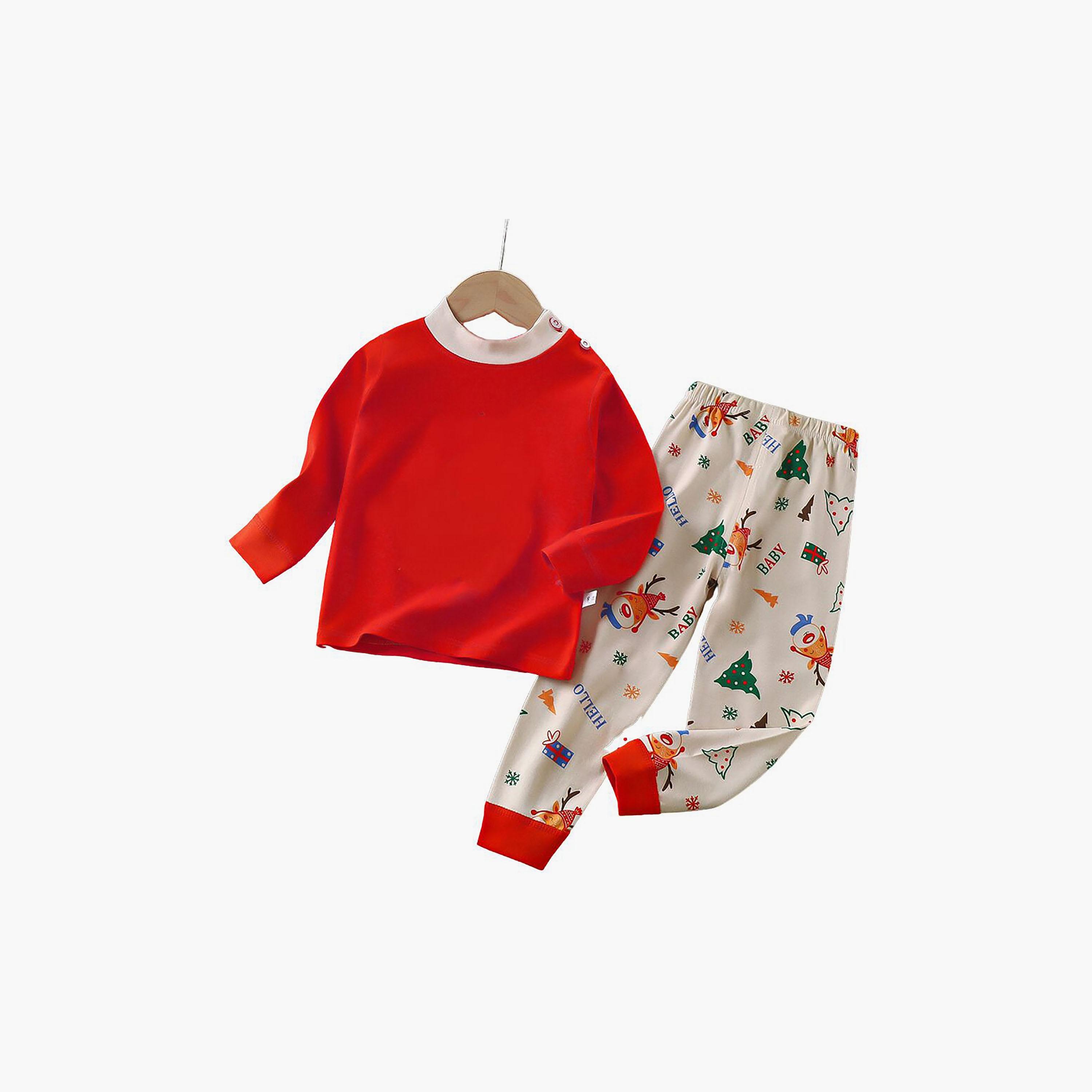 مجموعة تيشيرت وبيجامة مطبوعين للأطفال قطعتين من بيبيكلو-boys-clothing-nightwear-image-5