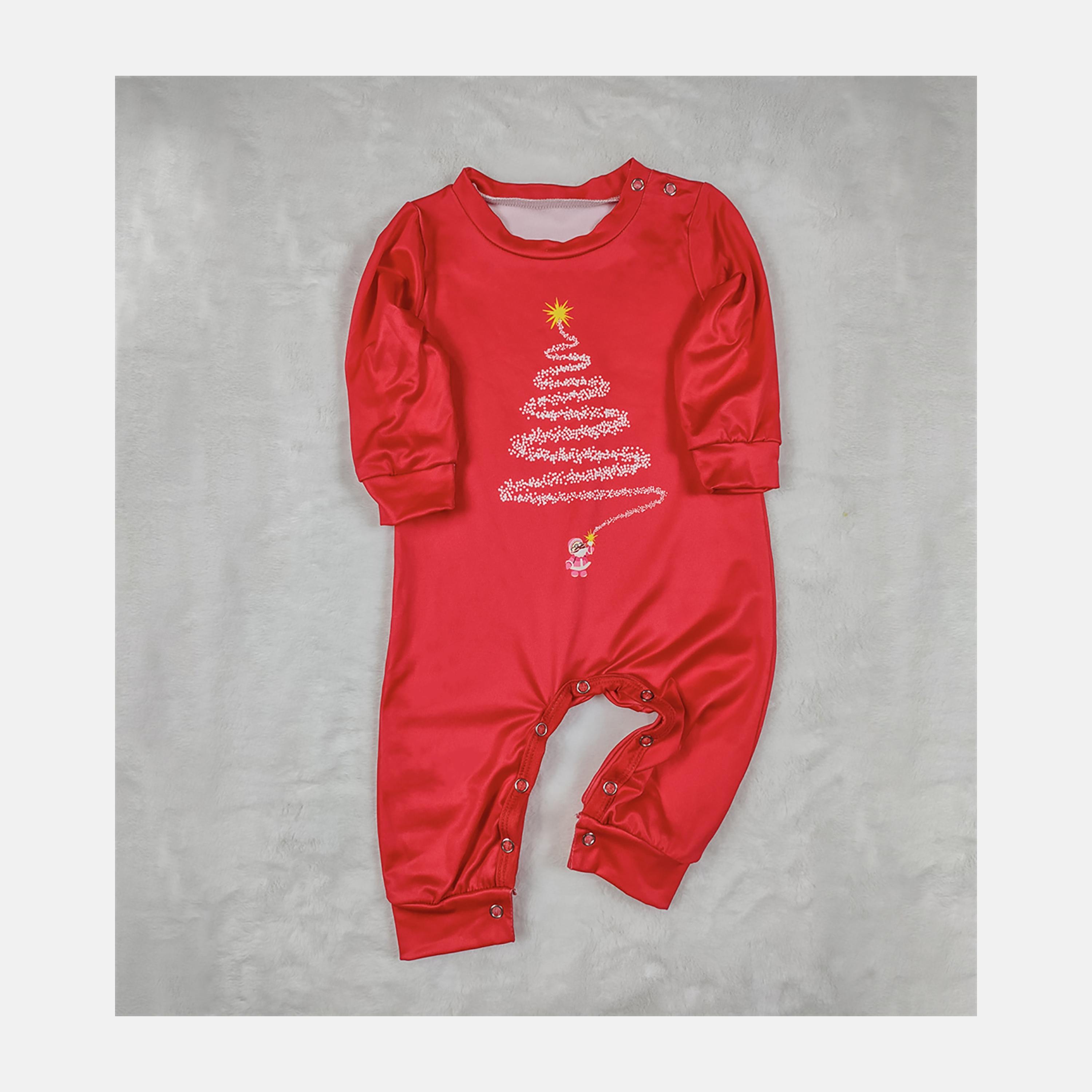 Babyqlo Kid's Christmas Tree Printed Romper-baby-girls-clothing-rompers-image-2