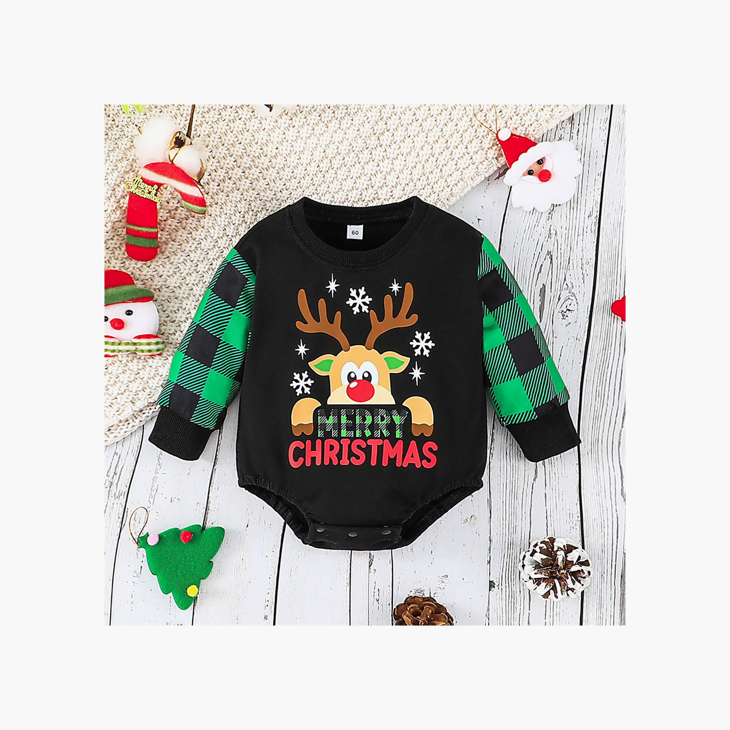 بودي سوت بأكمام مربعات بطبعة رودولف أبروفد راينيديير للأطفال من بيبيكلو-baby-girls-clothing-bodysuits-image-2